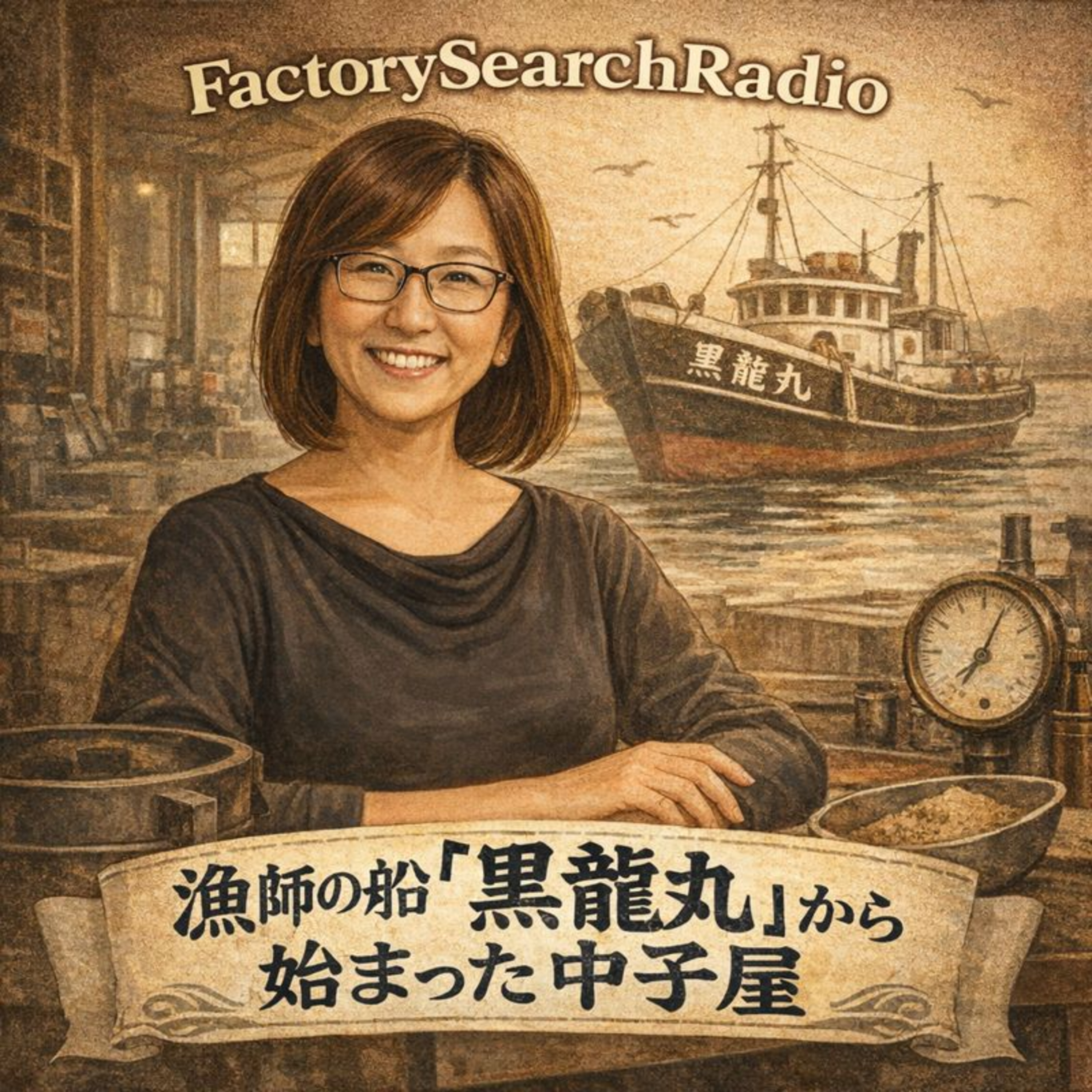 035-10-01_黒龍産業株式会社_過去編「漁師の船『黒龍丸』から始まった中子屋」 episode artwork
