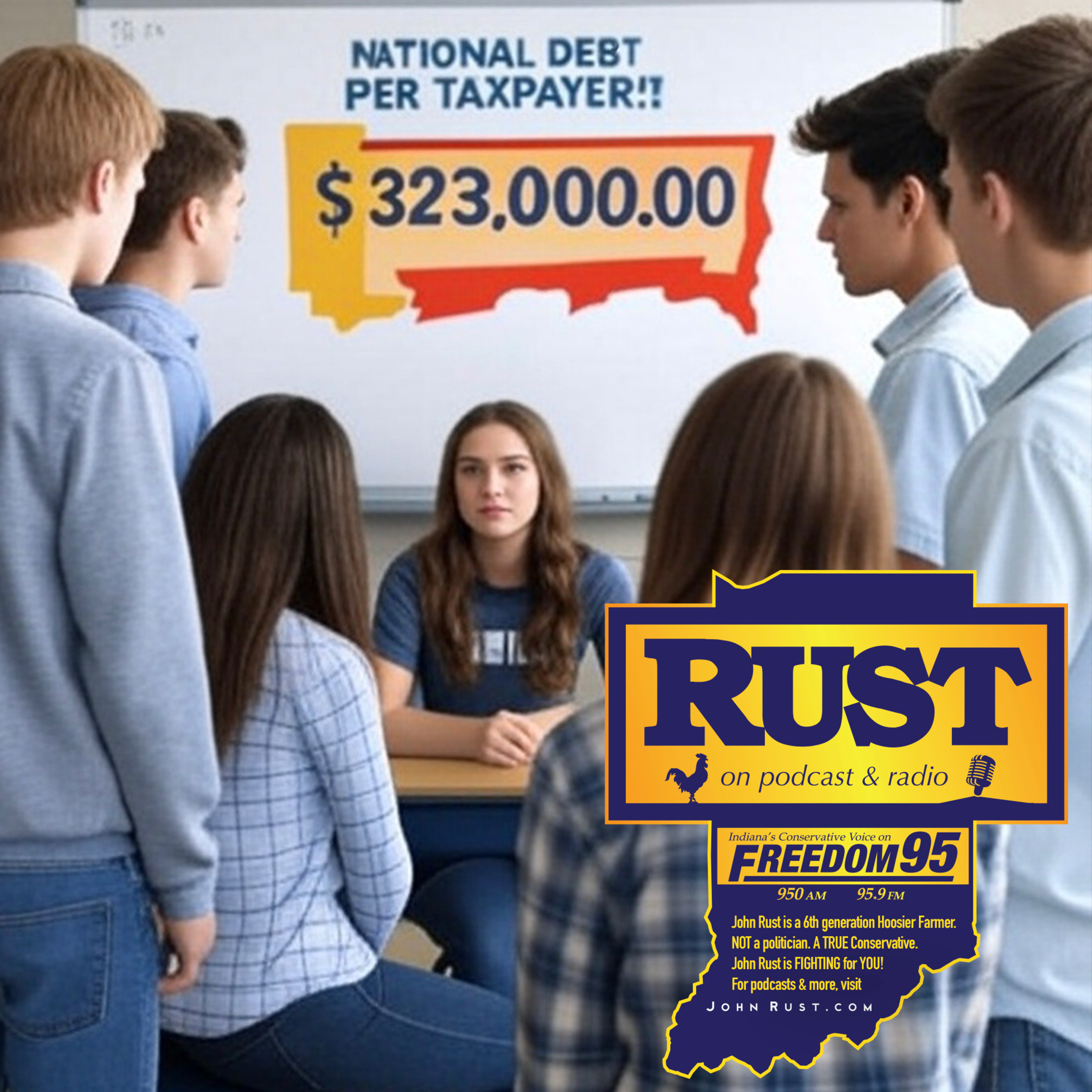 Your share of the U.S. National debt is $323,000.00!