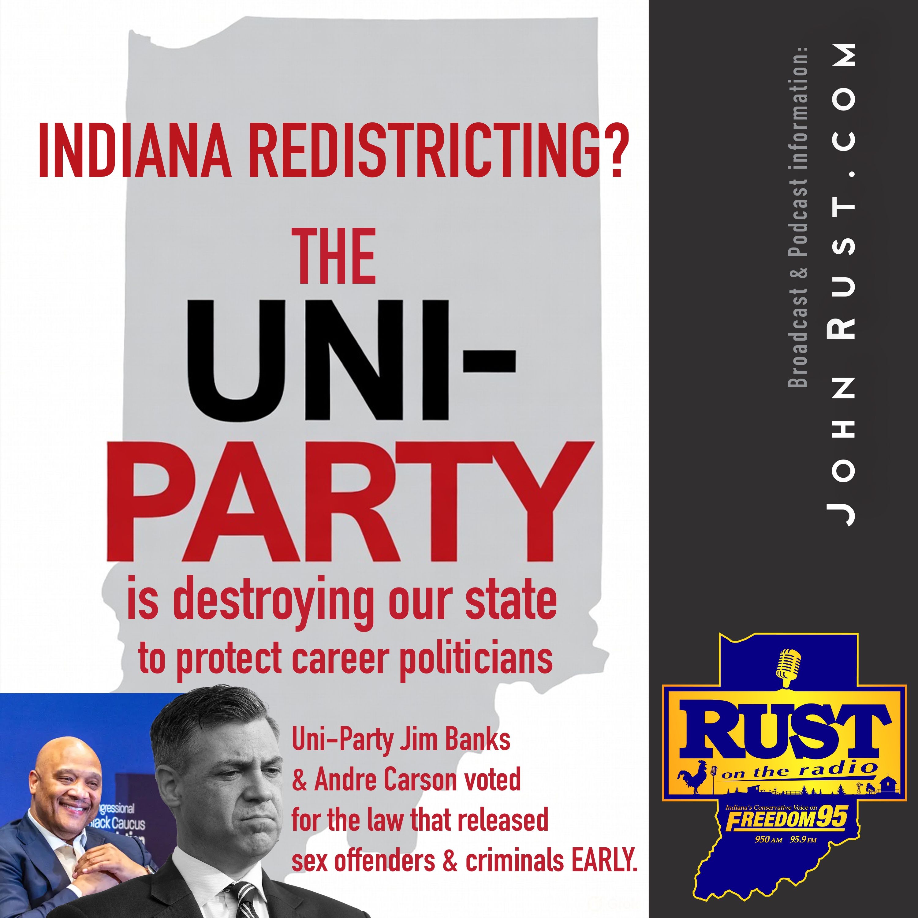 Indiana Redistricting? How the "Republican" Indiana Senate told our Republican Governor to get lost... episode artwork