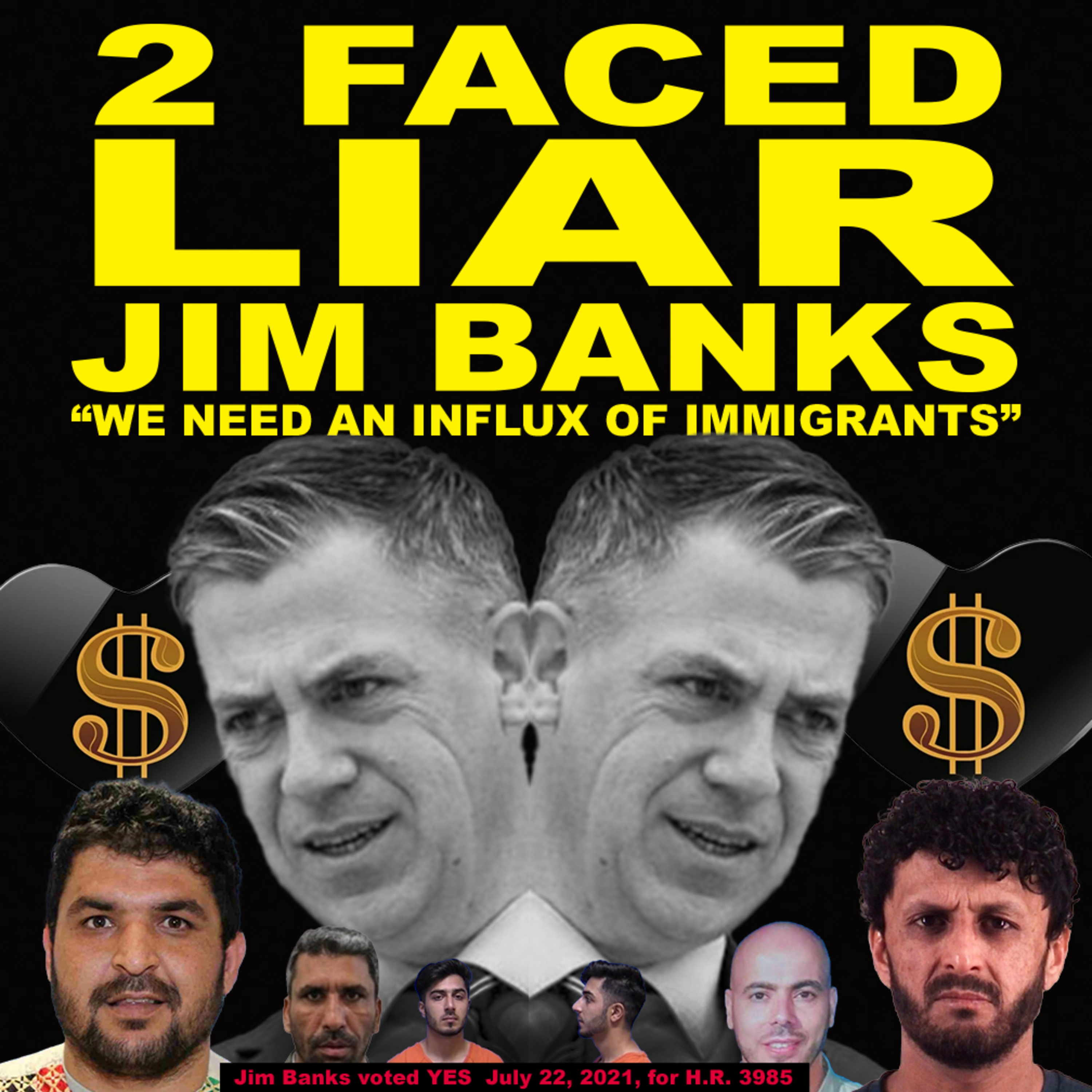 2 Faced LIAR Jim Banks - "We Need an INFLUX of Immigrants" episode artwork