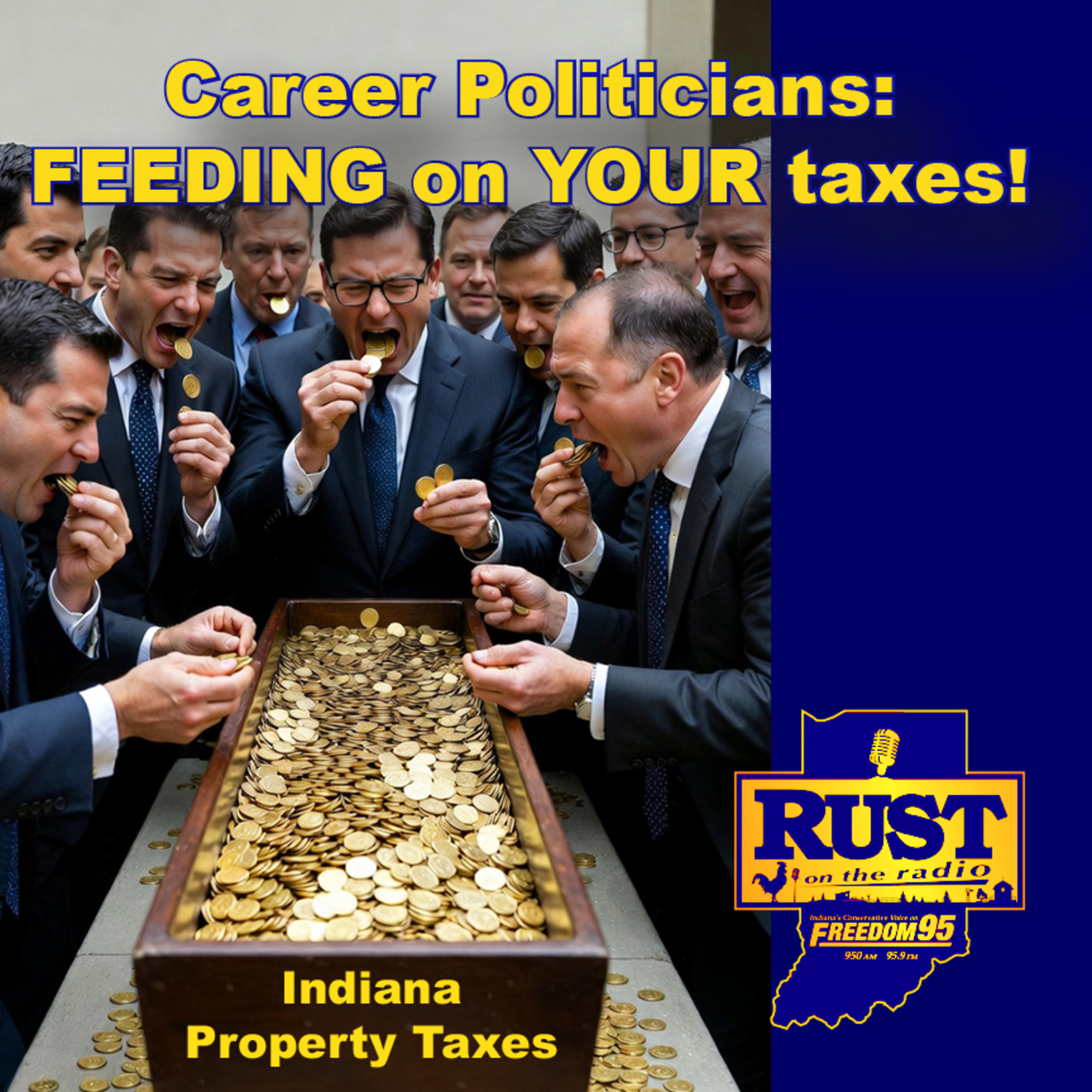 Roses are red, violets are blue, career politicians - don't care about you! A deep dive into Indiana Property Taxes. episode artwork