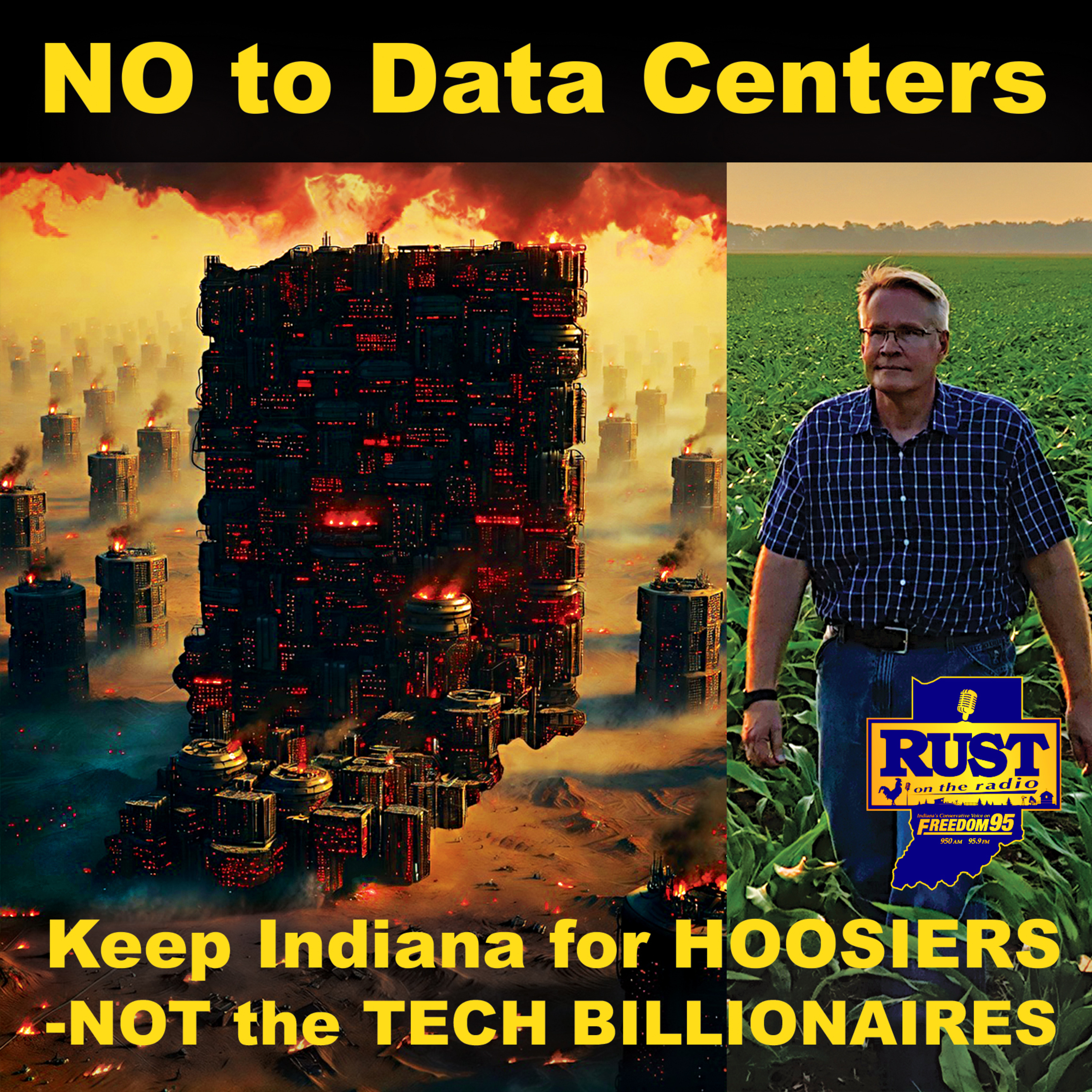 NO to Data Centers - Keep Indiana for HOOSIERS, not the TECH BILLIONAIRES. episode artwork