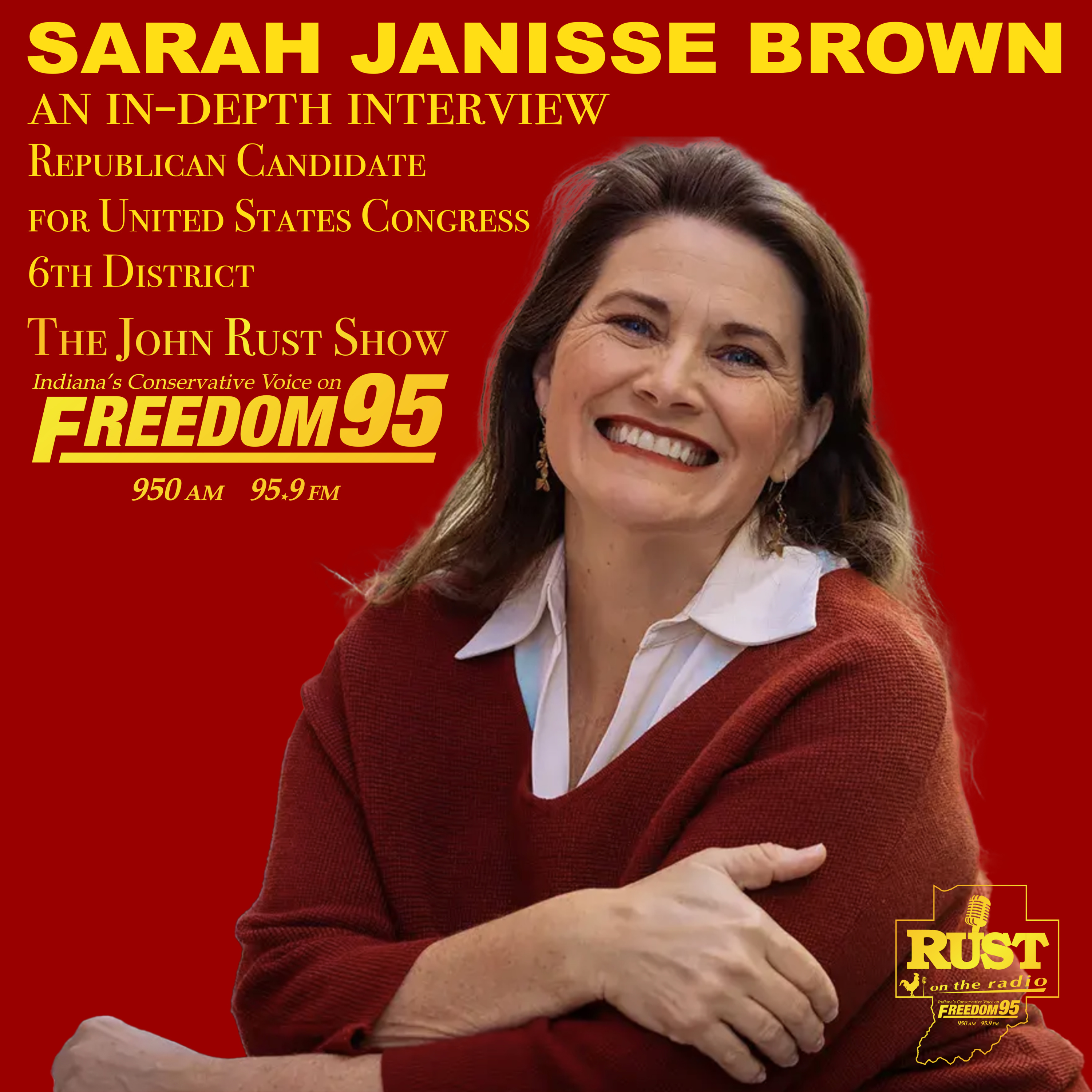 Sarah Janisse Brown, Republican candidate for U.S. Congress, 6th District  episode artwork