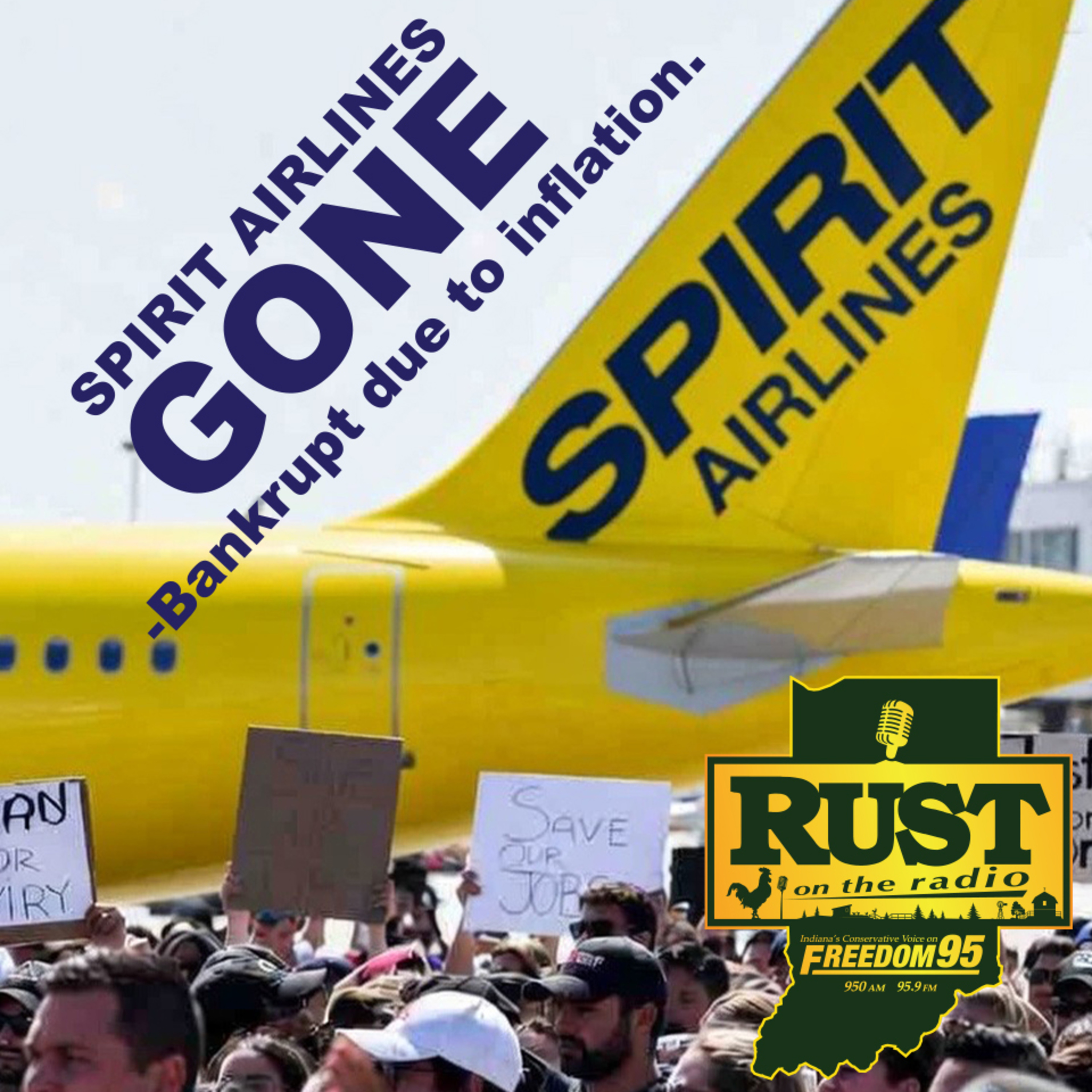 RIP SPIRIT AIRLINES - destroyed by the US Government episode artwork