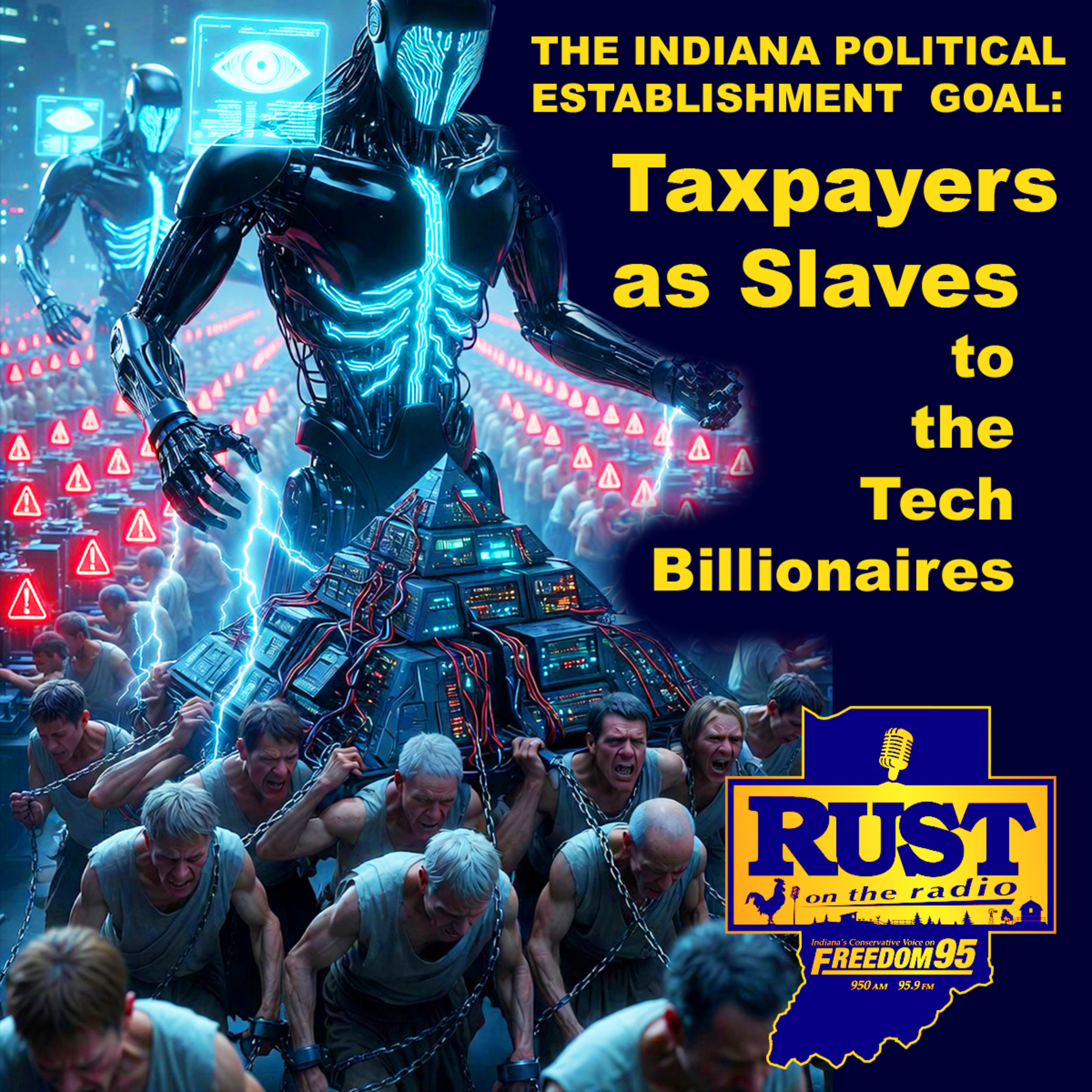 The Indiana GOP ESTABLISHMENT goal: Hoosier Taxpayers as SLAVES to the Tech Billionaires episode artwork