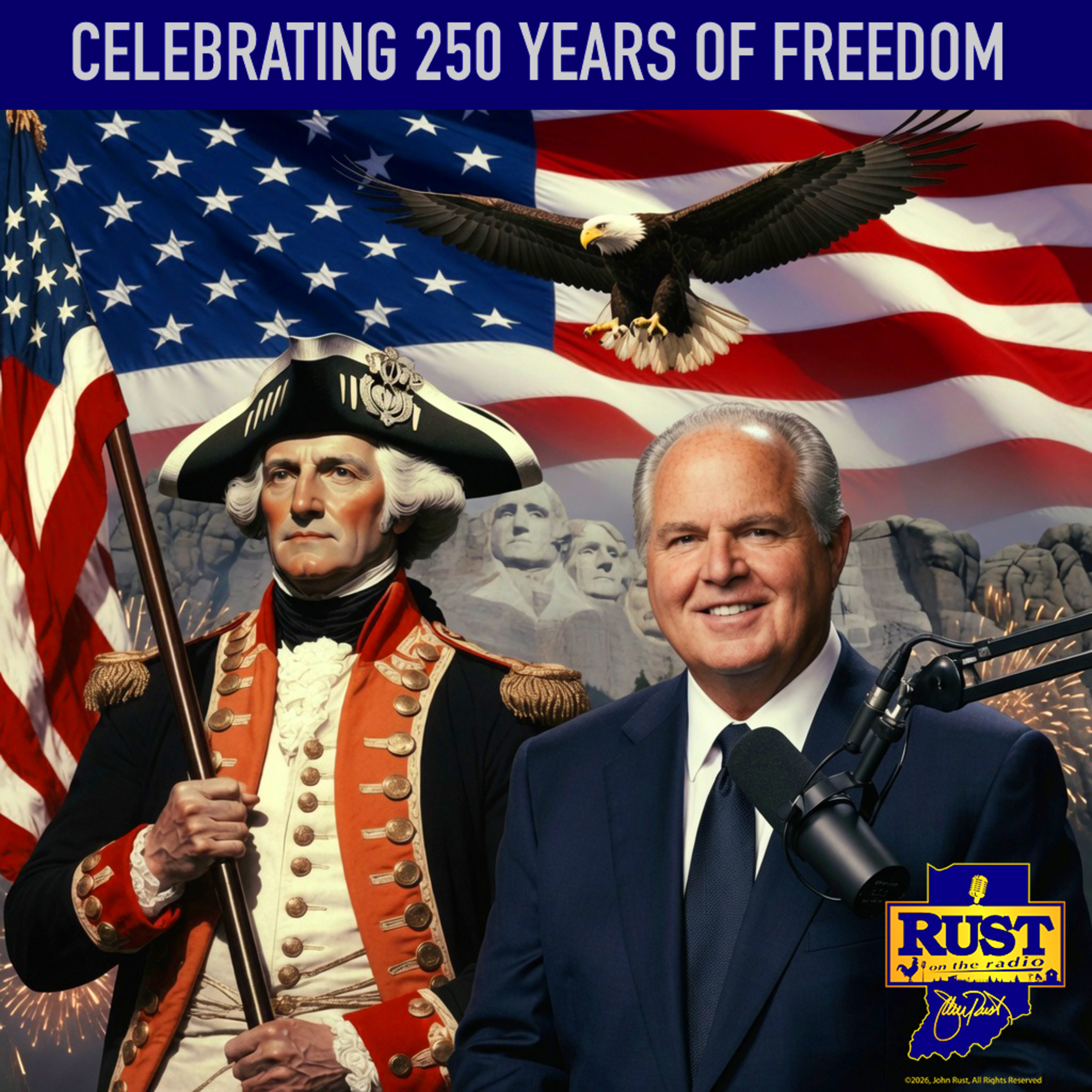 America 250... an origin story of our Founding Fathers, and the challenges we face today! episode artwork