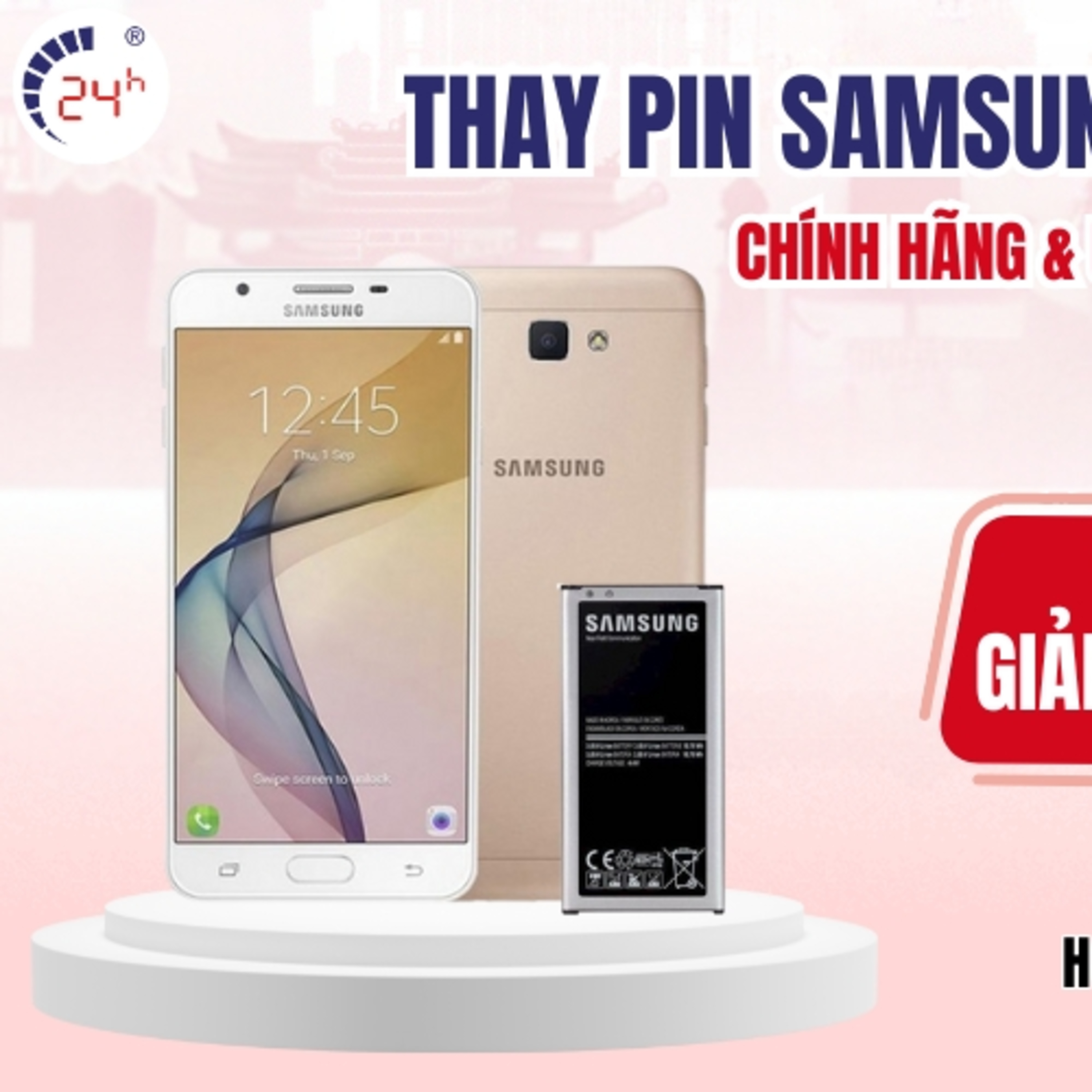 Gia thay pin dien thoai Samsung tai TPHCM
