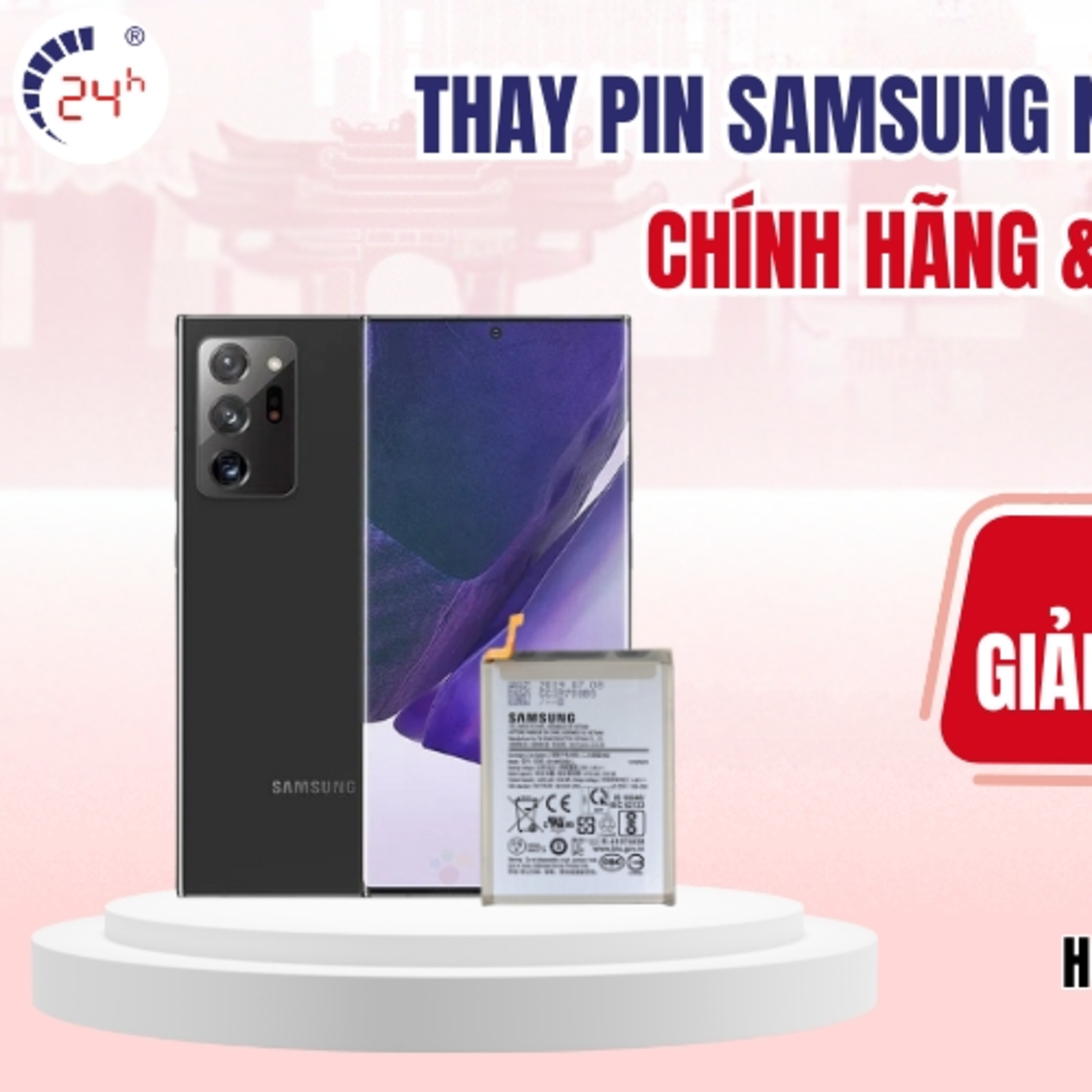 Gia thay pin dien thoai Samsung tai TPHCM