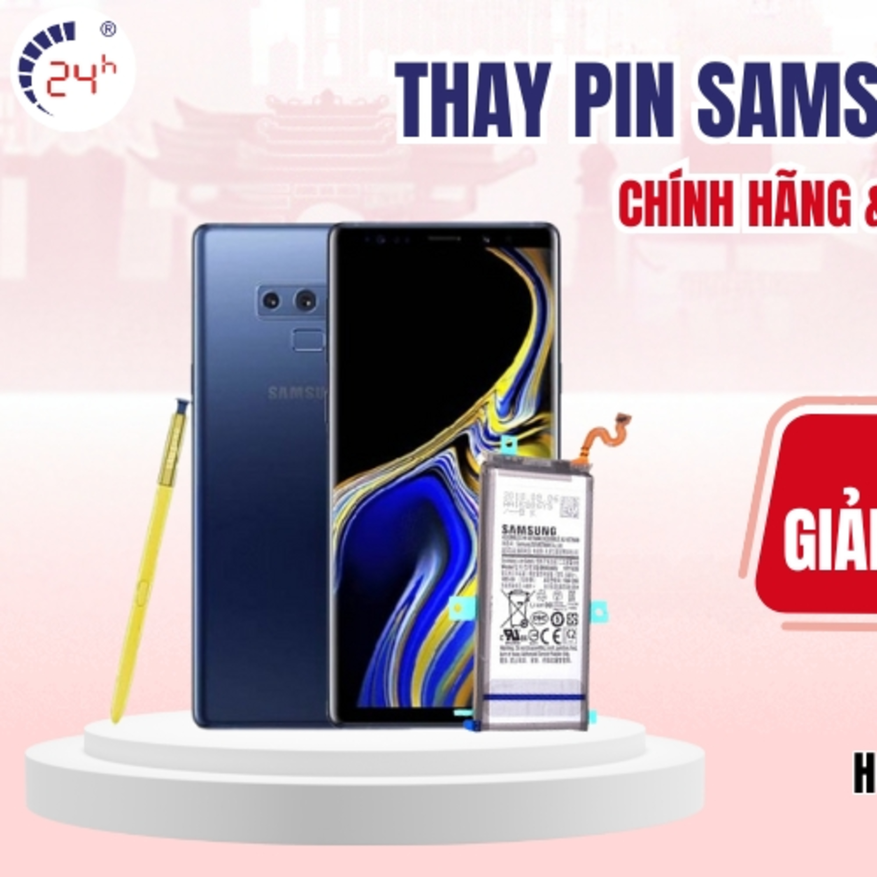 Gia thay pin dien thoai Samsung tai TPHCM