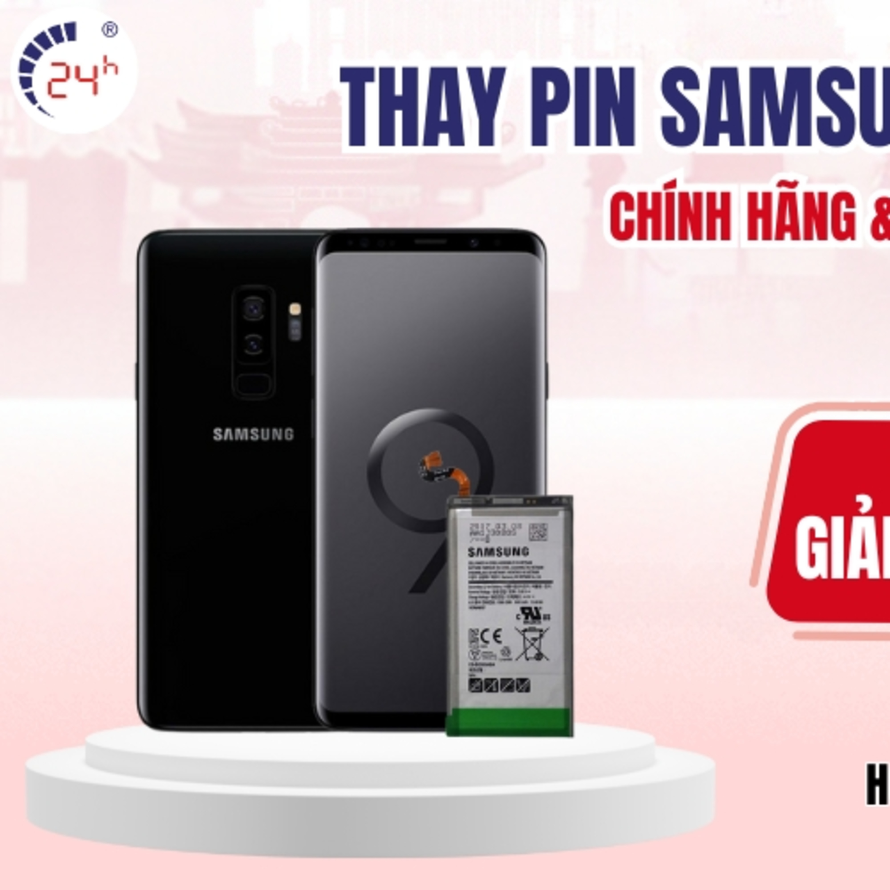 Gia thay pin dien thoai Samsung tai TPHCM