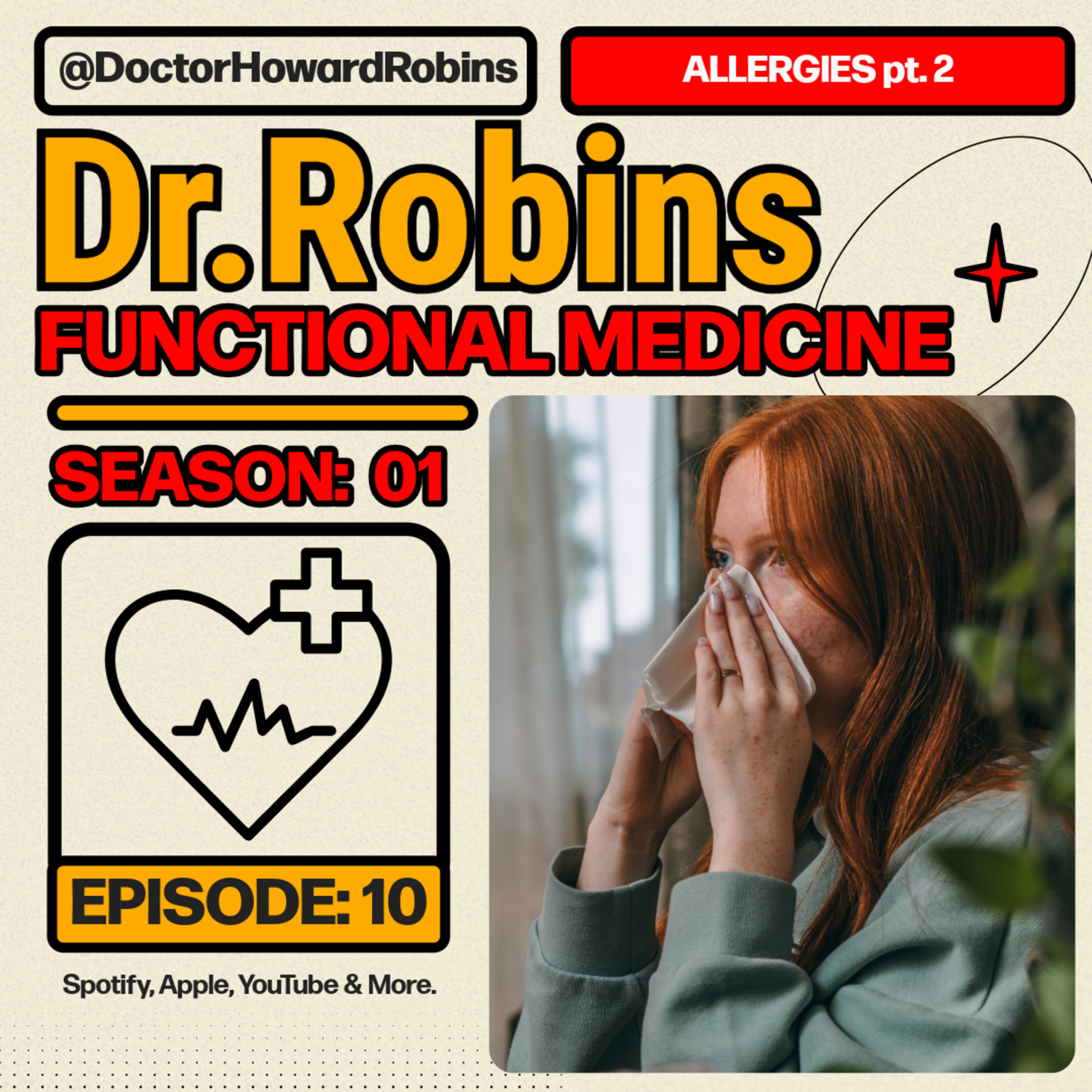 😌 How to Overcome and Eliminate Allergies Naturally 🛡️ Pt.2 | Dr. Howard Robins episode artwork
