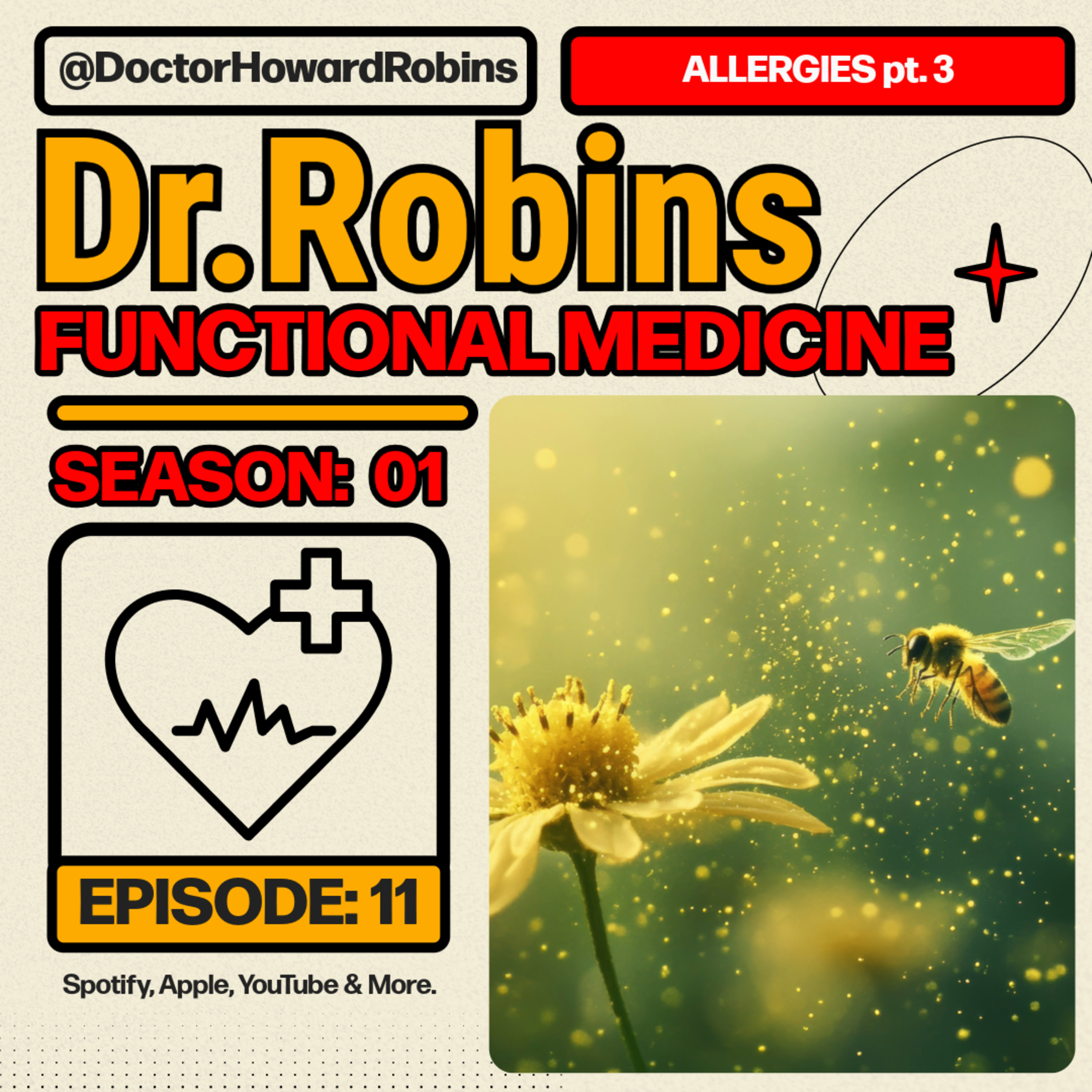 🌿 How to Overcome and Even Eliminate Allergies! ✨ Pt. 3 | Dr. Howard Robins episode artwork