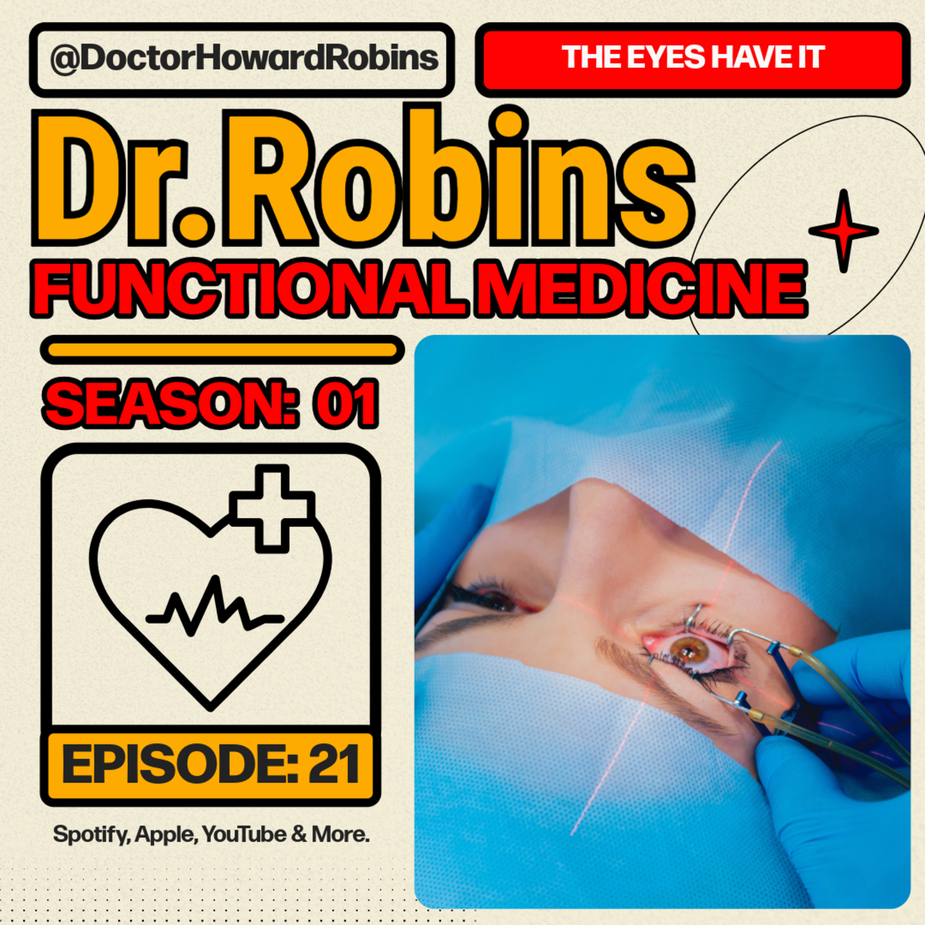 🧿 The Eyes Have It: Natural Relief for Vision Issues | Functional Medicine with Dr. Howard Robins episode artwork