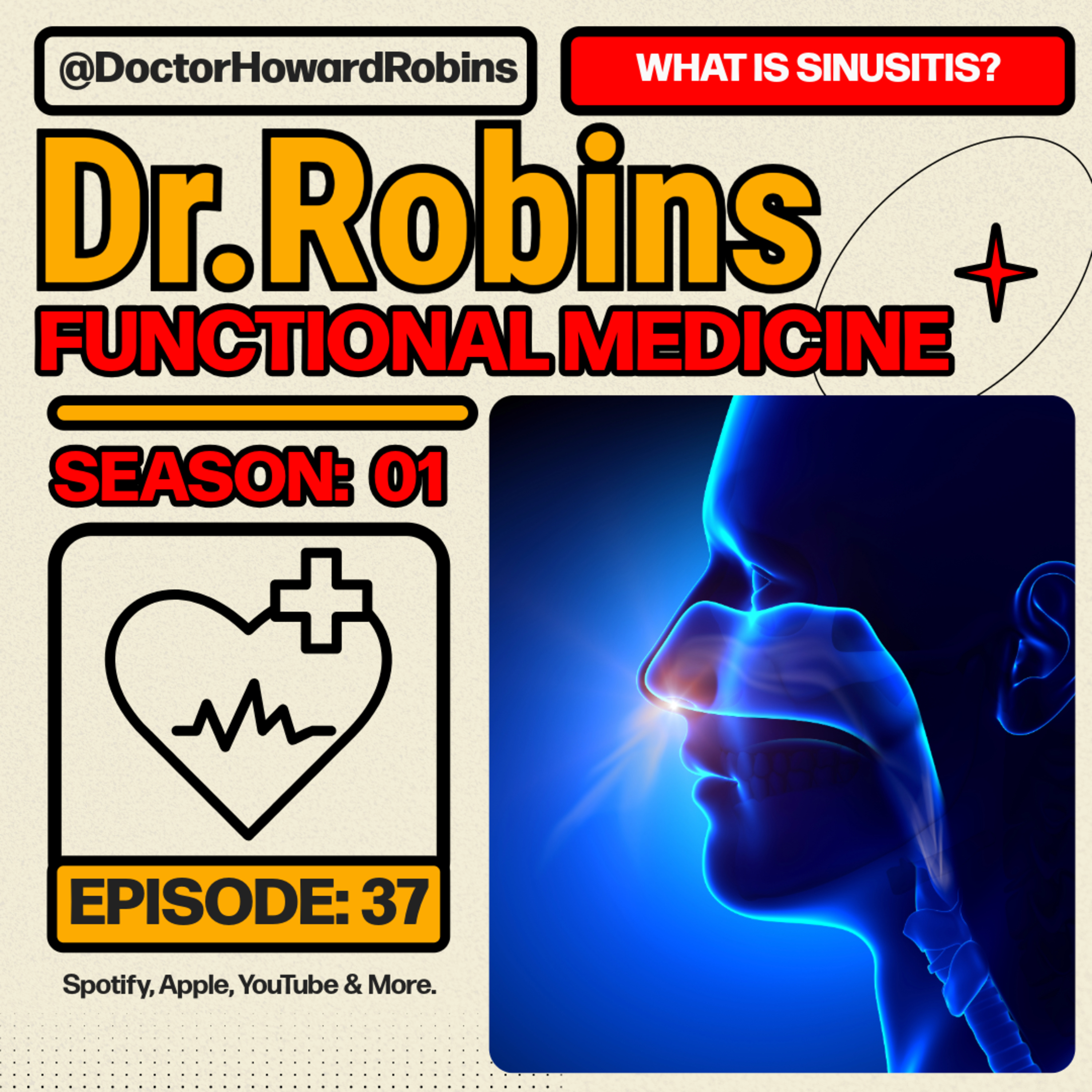 🌬️ Sinusitis Relief: Causes & Natural Treatment | Functional Medicine with Dr. Howard Robins episode artwork