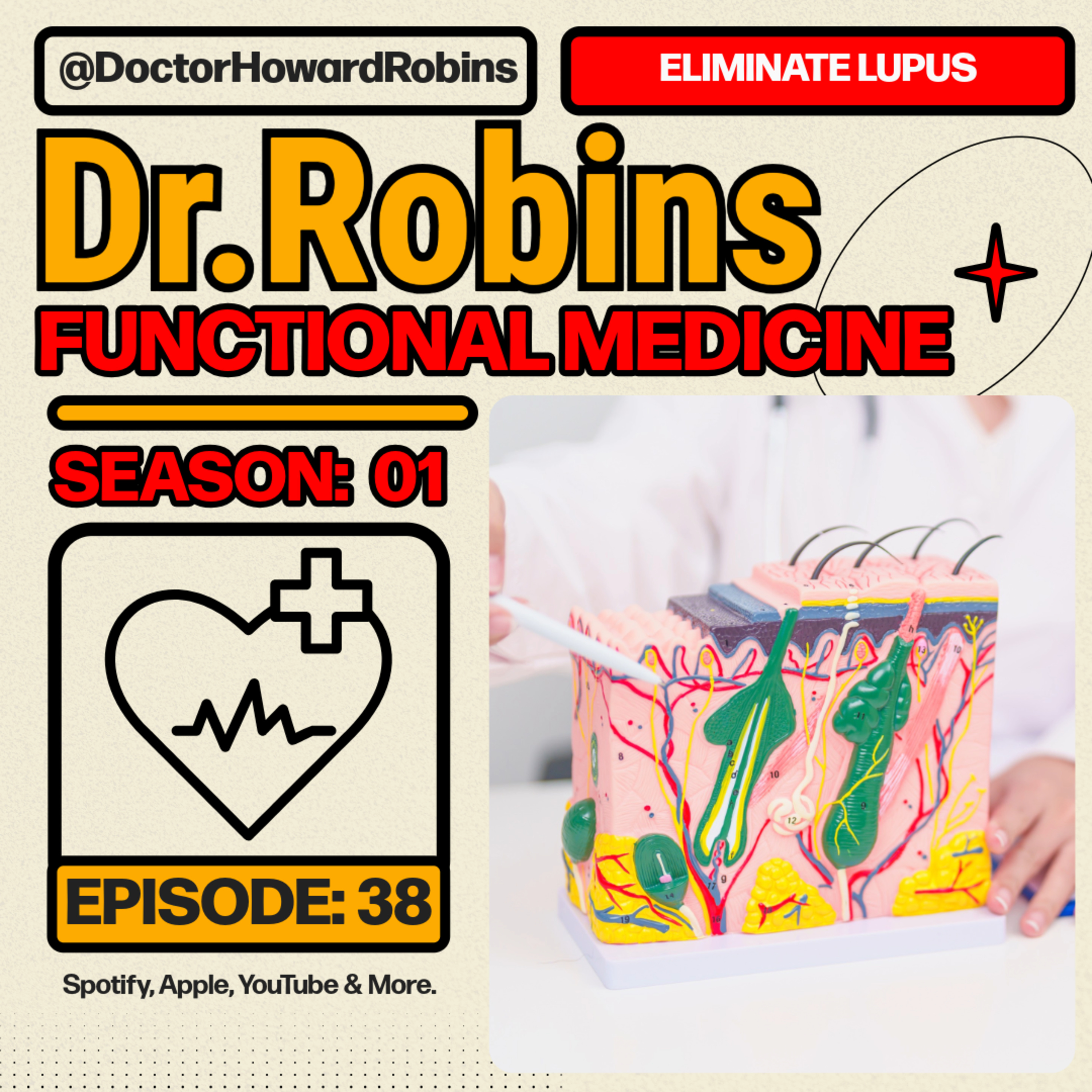 🦋 How to Control & Even Eliminate Lupus Naturally | Functional Medicine with Dr. Howard Robins episode artwork