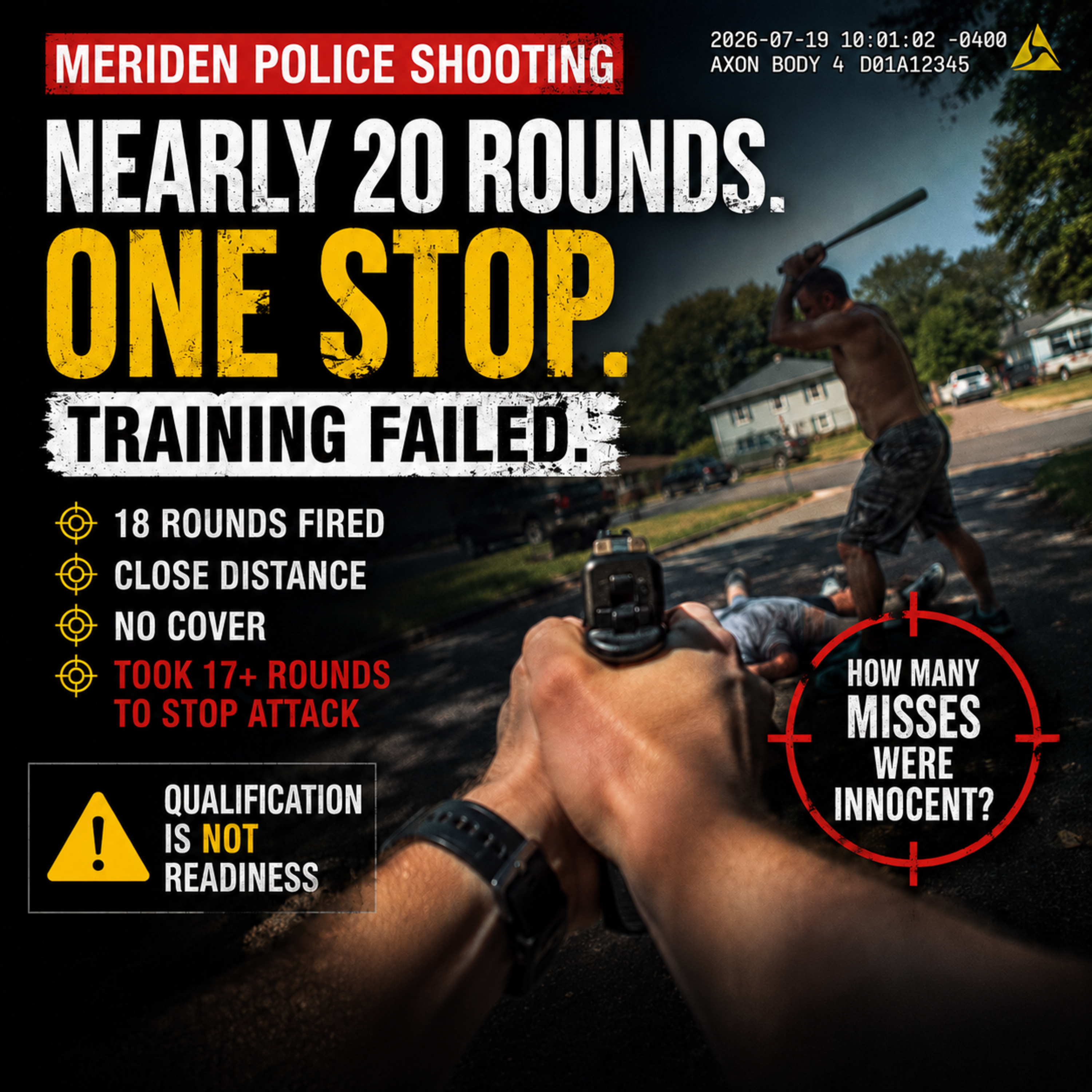 Nearly 20 Rounds at Close Range—Did Training Fail? episode artwork