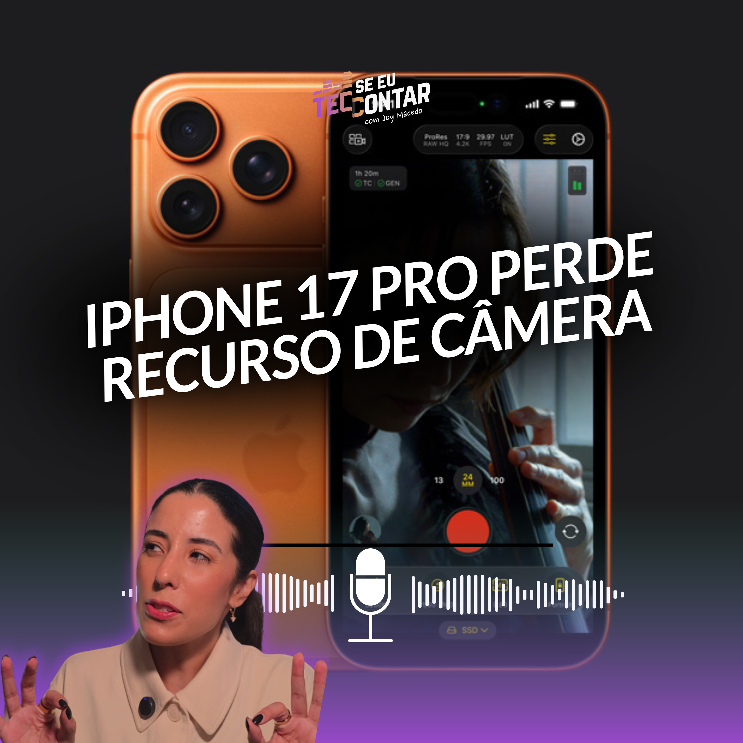 Apple REMOVE recurso de câmera do iPhone 17 Pro ; Galaxy Z TRIFOLD é oficial #technews episode artwork