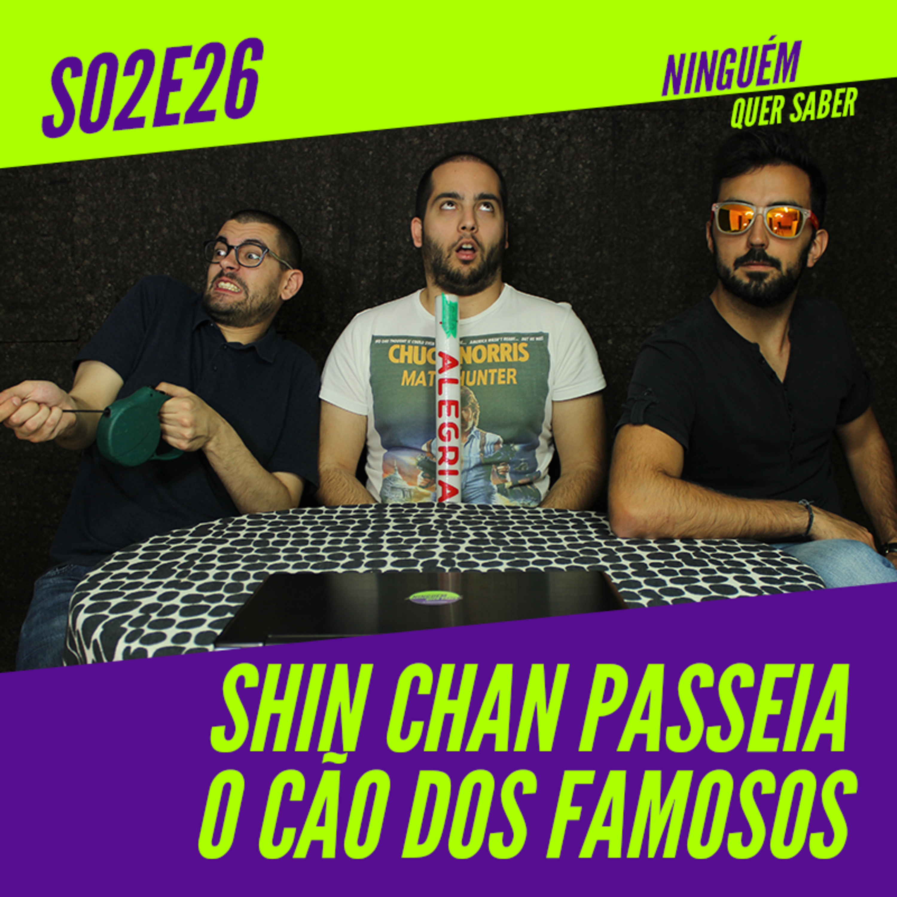 T02 E26 | Shin Chan Passeia o Cão dos Famosos episode artwork