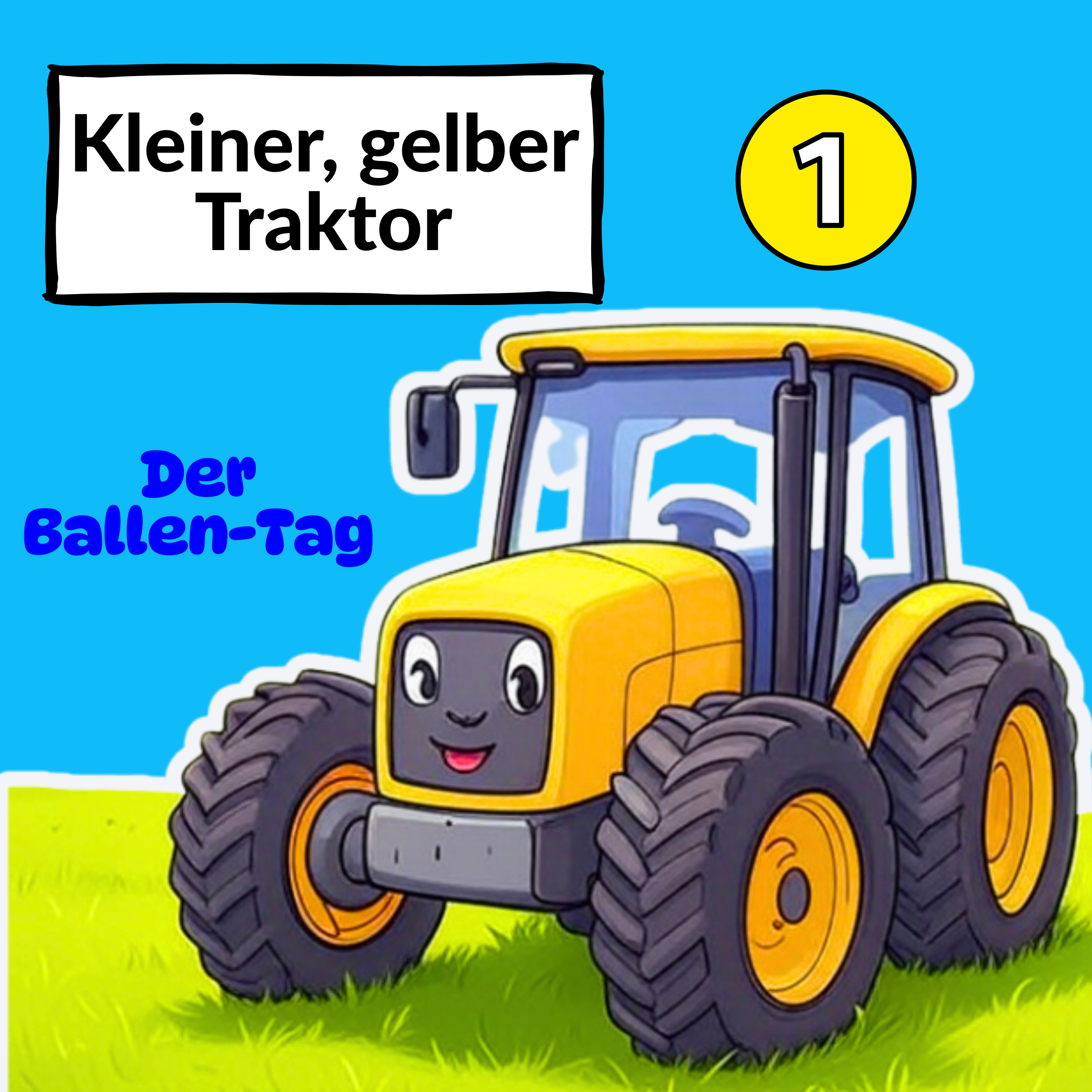 Kleiner, gelber Traktor - wo fährst du heute hin? Ballen-Tag