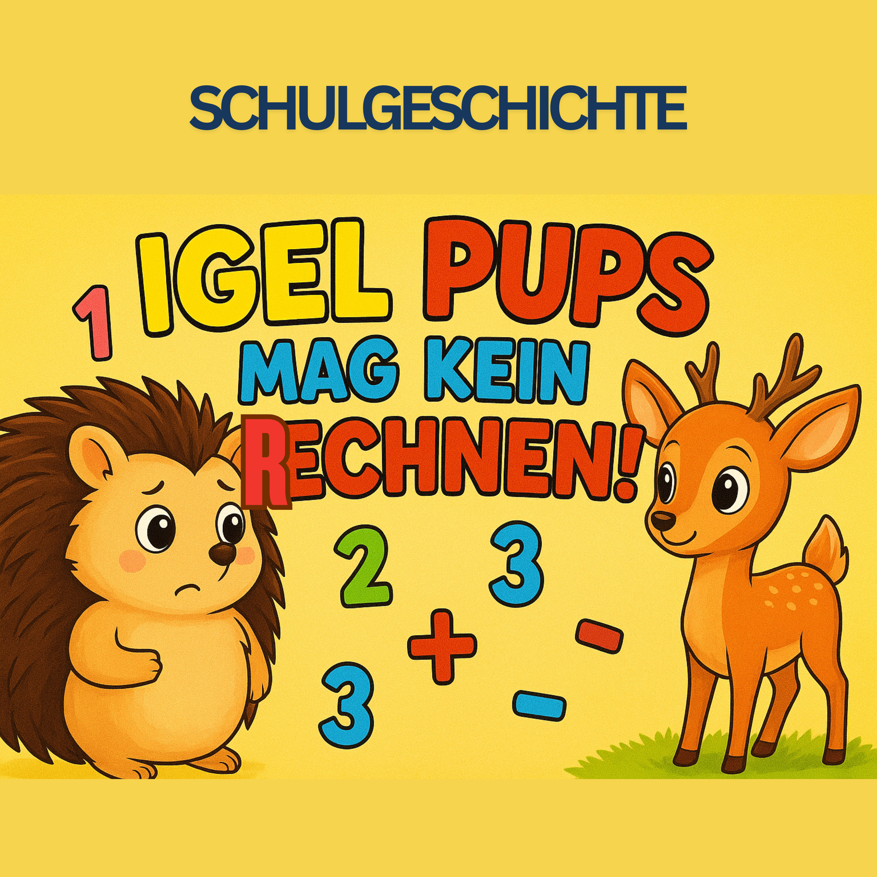 Igel Pups mag kein Rechnen