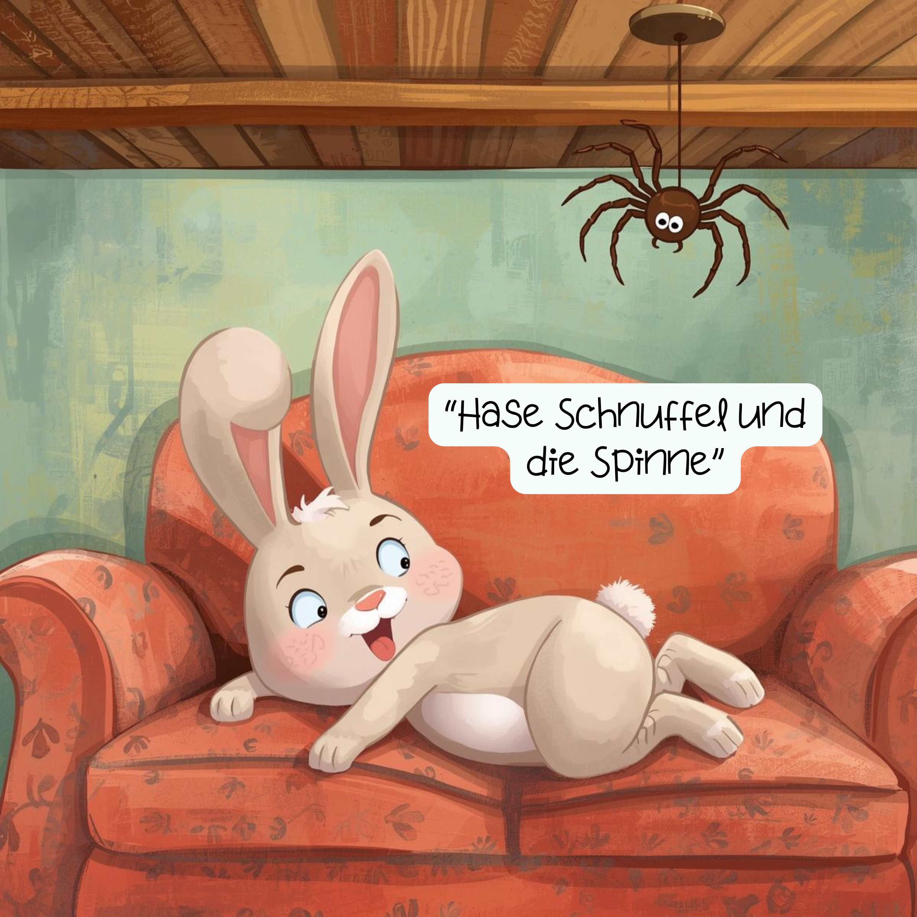 Hase Schnuffel und die Spinne