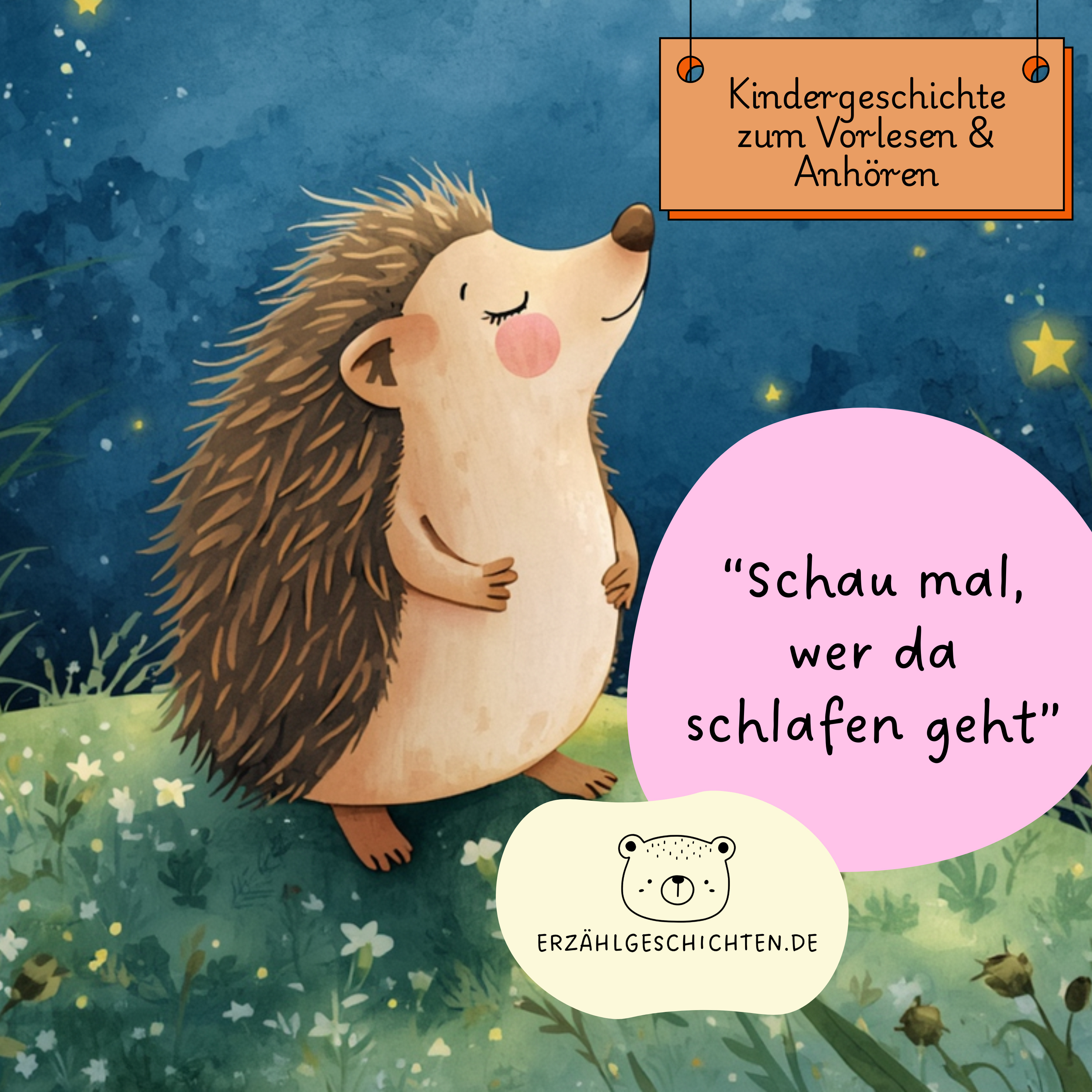 Schau mal, wer da schlafen geht