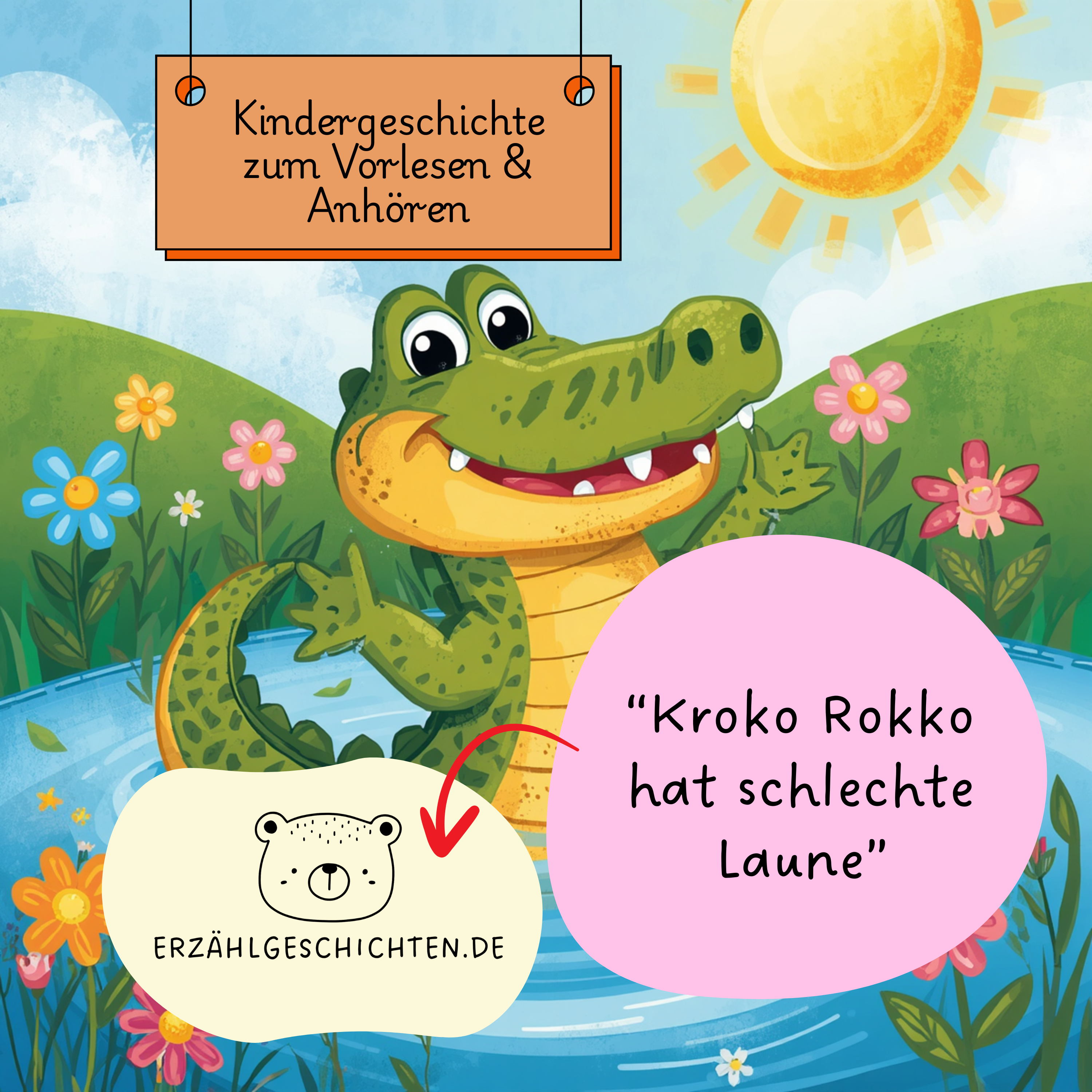 Kroko Rokko hat schlechte Laune