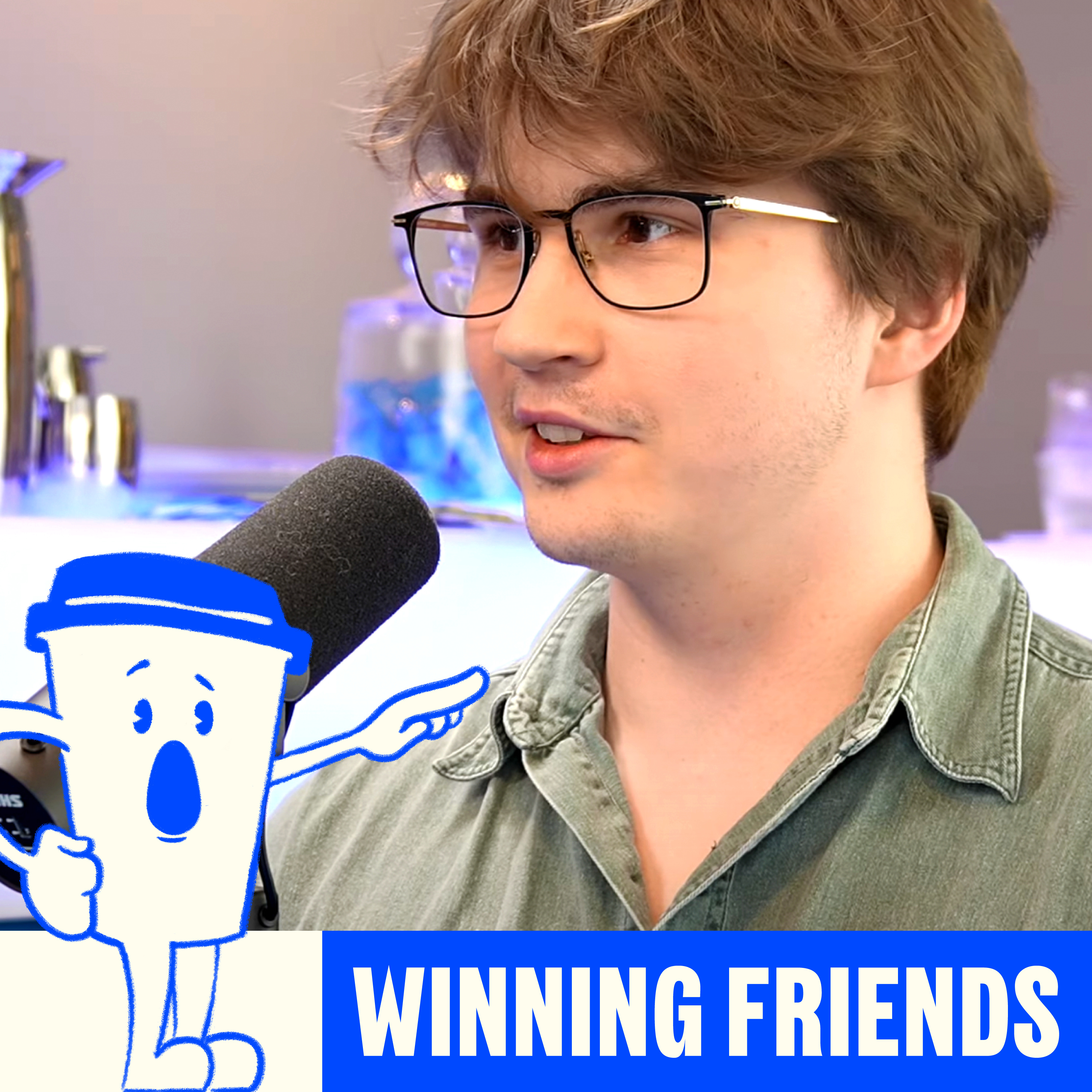What do you love about your work? 👨‍💻 | Avery Schrader on Winning Friends episode artwork