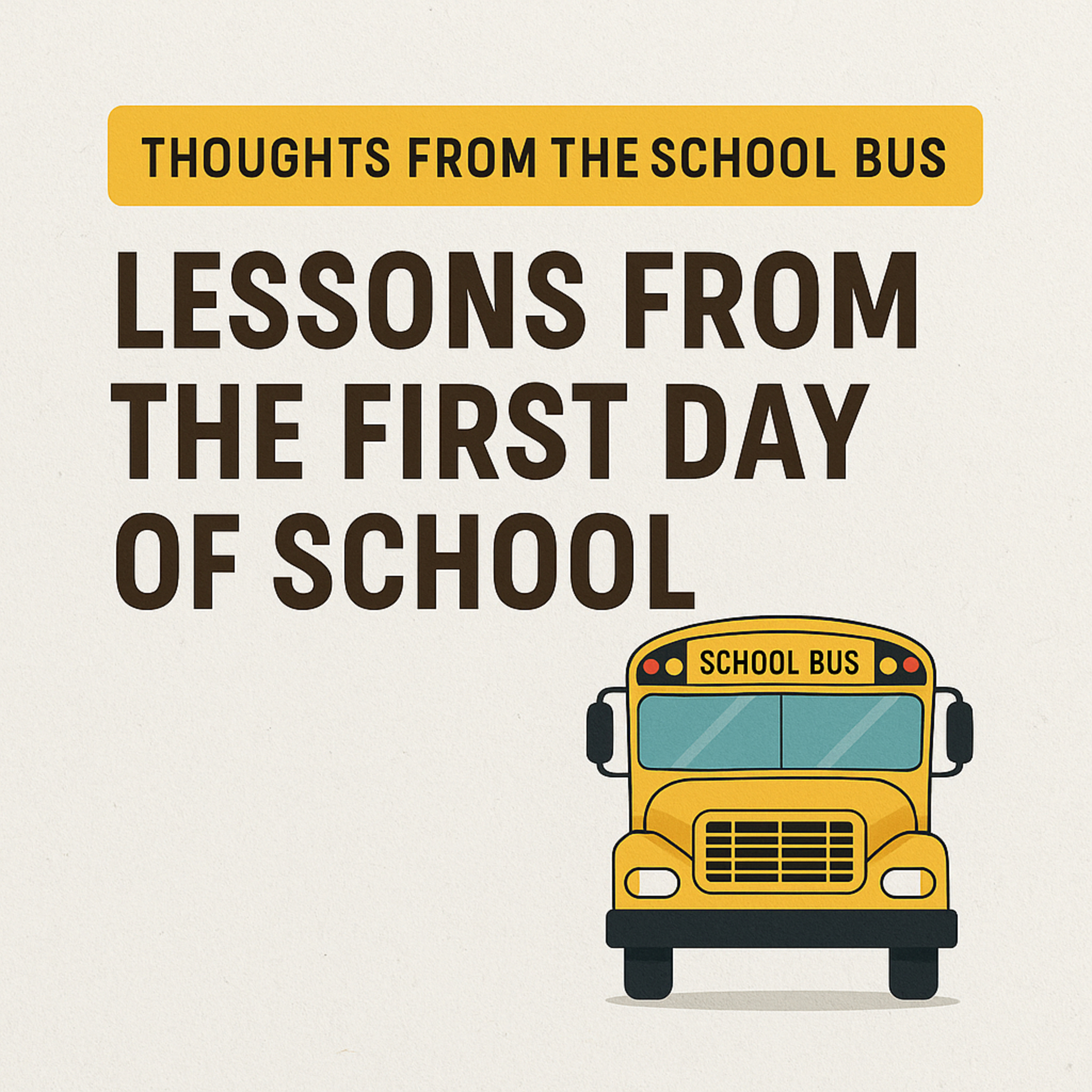 Lessons from the First Day of School episode artwork