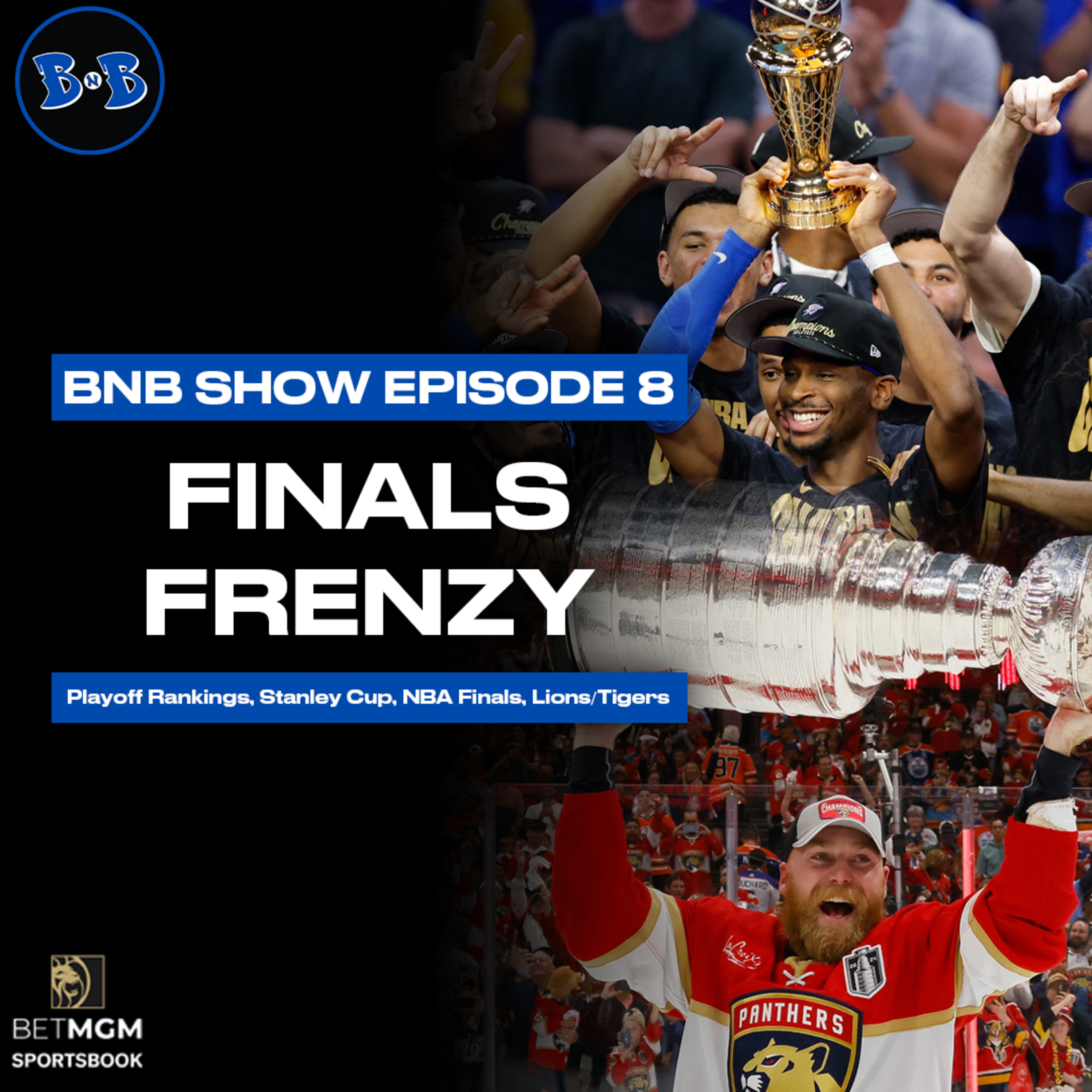 Episode 8: Playoff rankings, Stanley Cup Finals, NBA Finals, Lions/Tigers