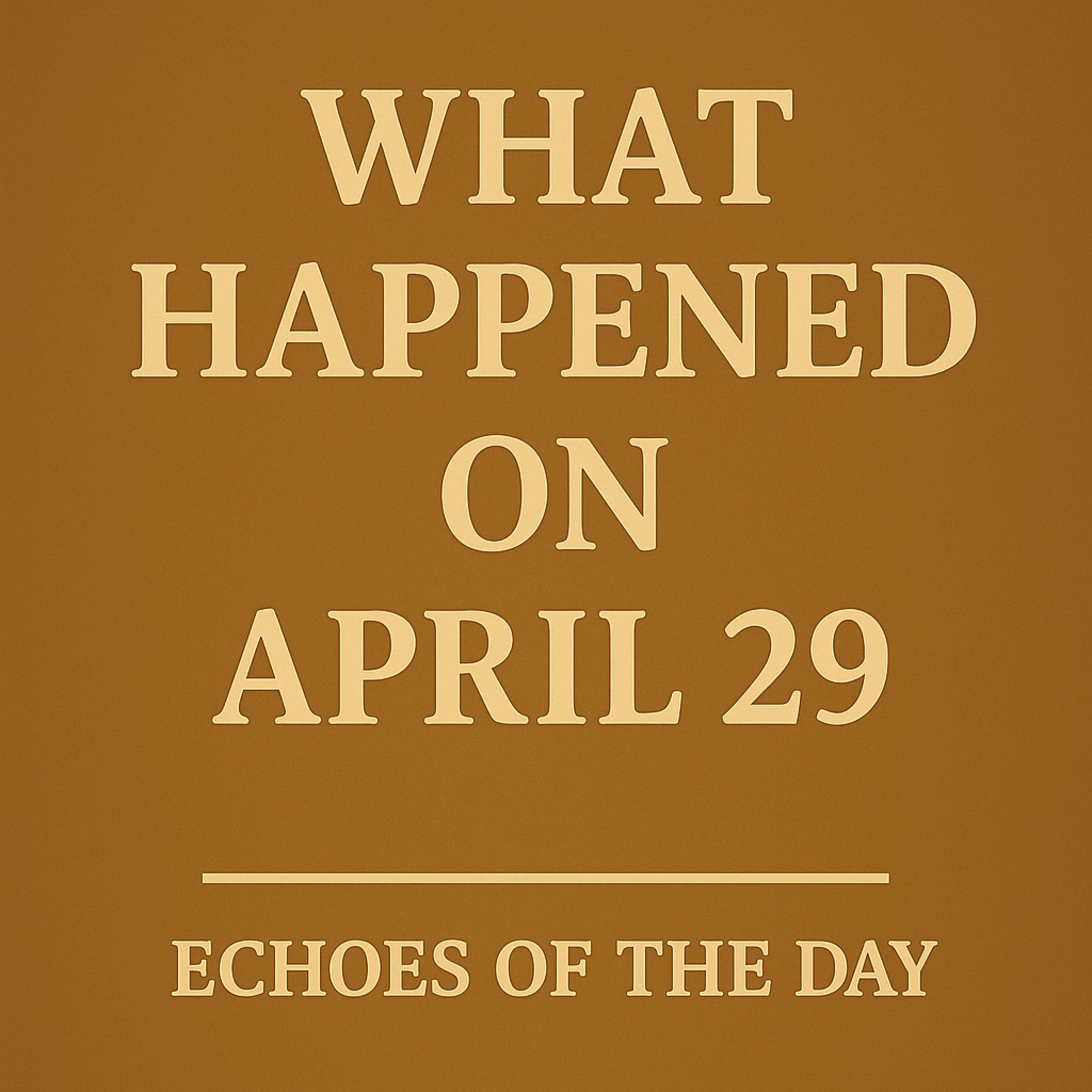 Echoes of April 29 – Courage, Freedom, and Celebration episode artwork