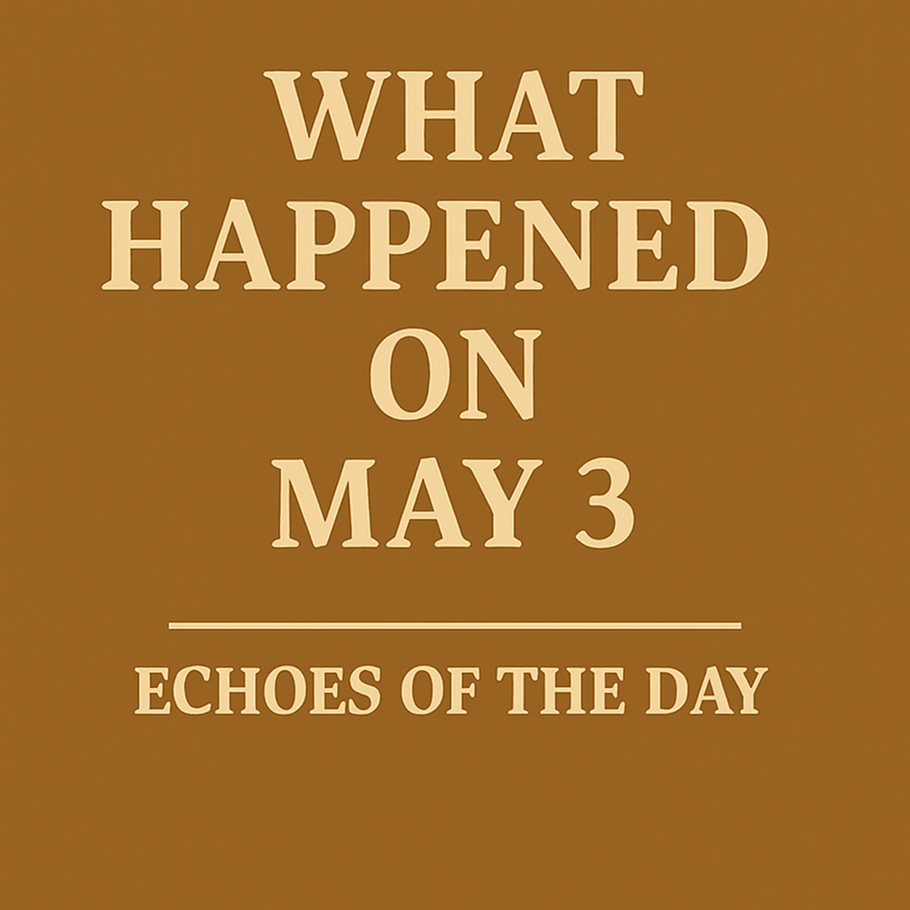 Echoes of May 3 – Power, Cities, and Iron Resolve episode artwork