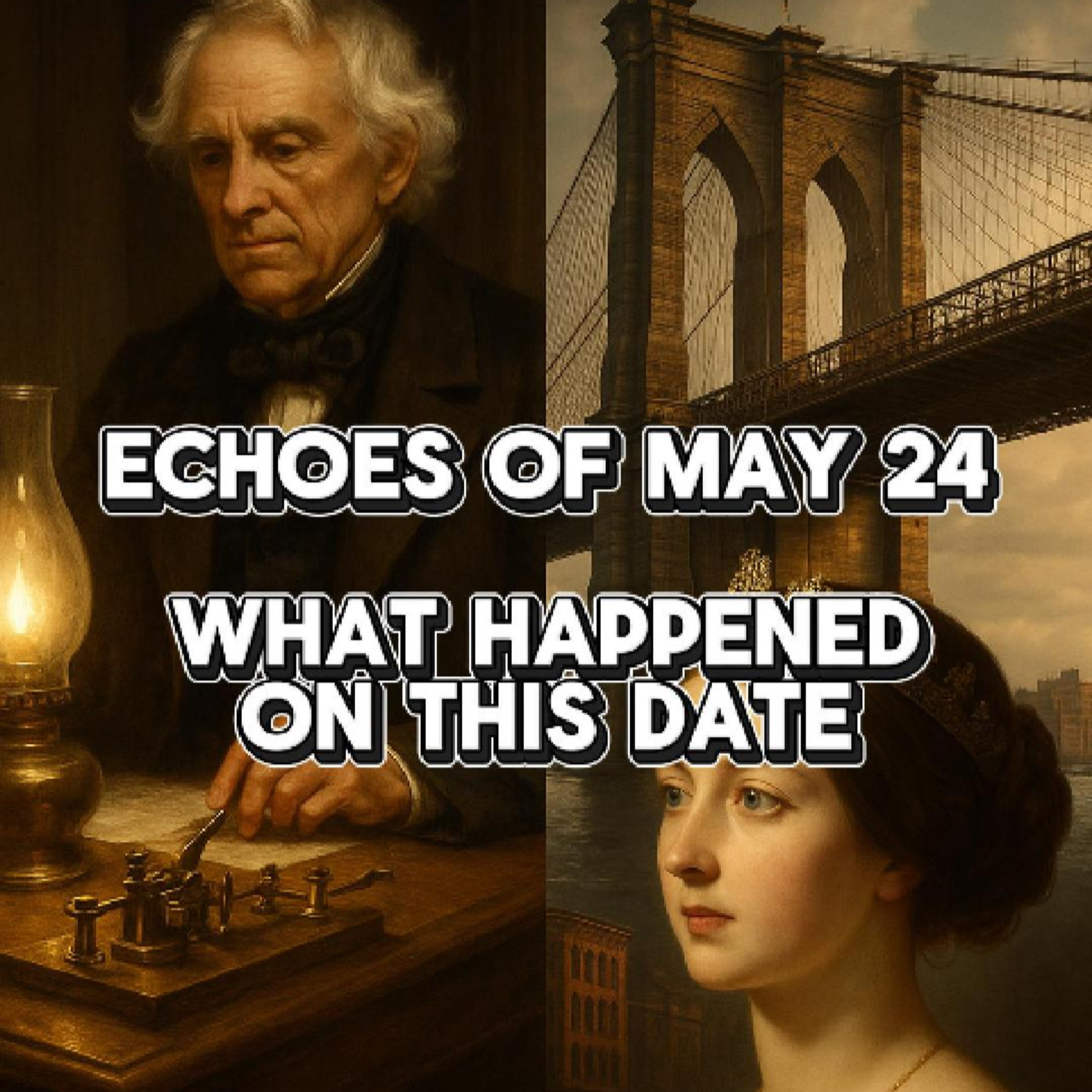 Echoes of May 24 – Telegraph Revolution, Brooklyn Bridge Opens, Queen Victoria is Born episode artwork