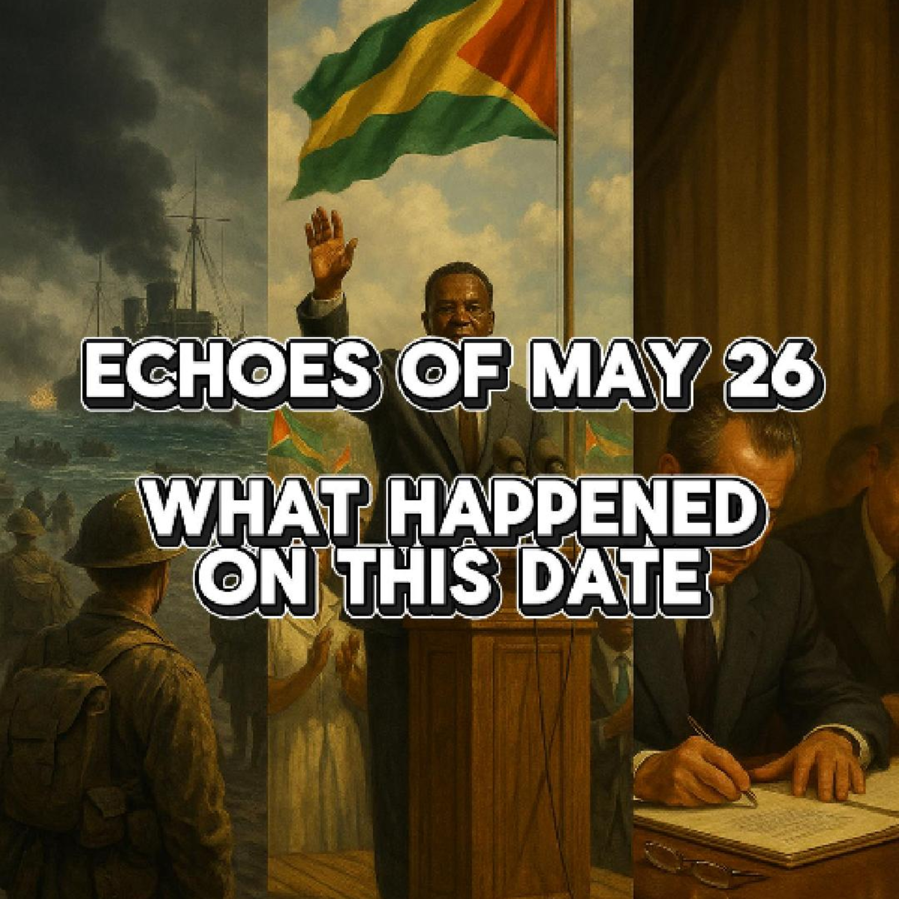 Echoes of May 26 – Dunkirk Evacuation, Guyana’s Freedom, Cold War Treaty Signed episode artwork