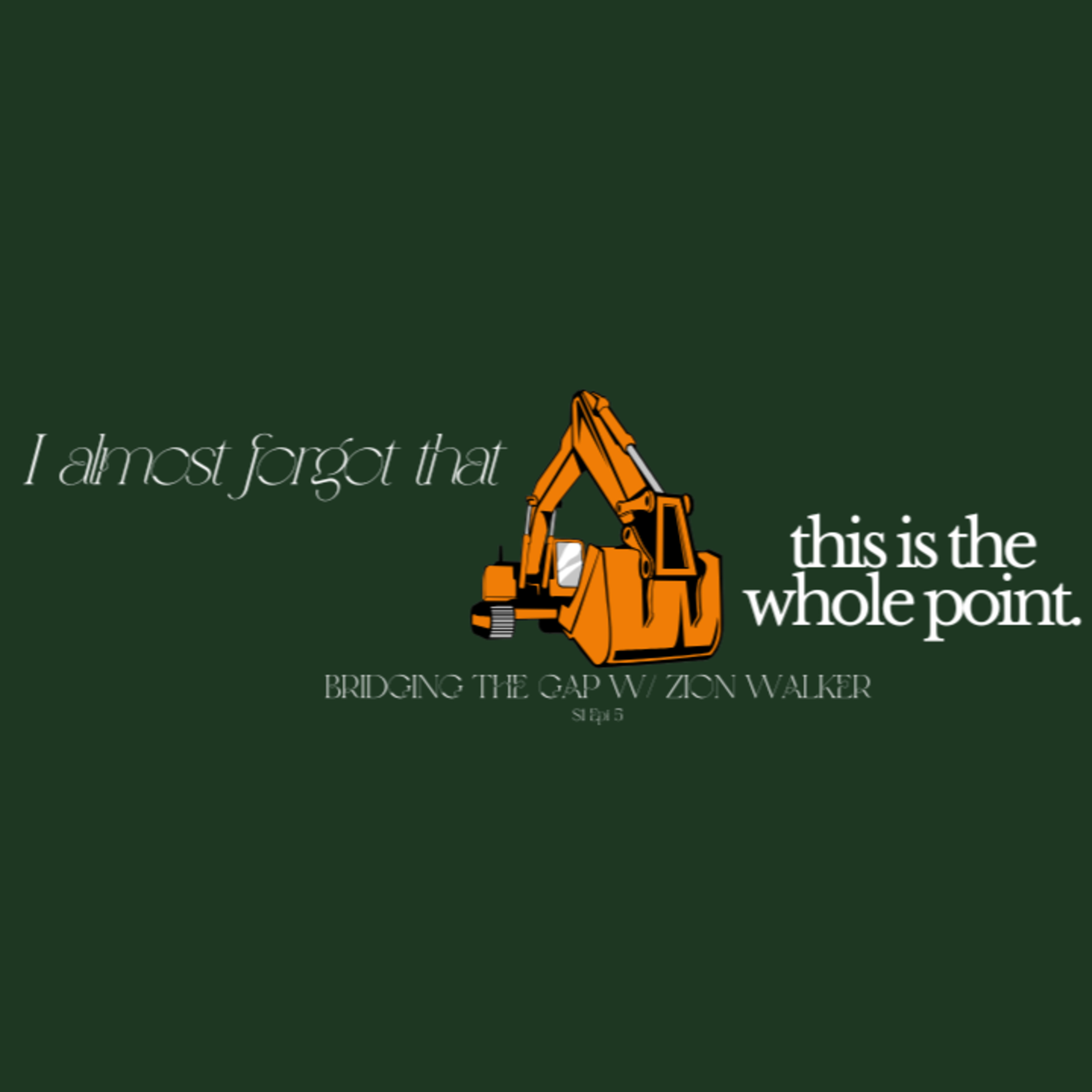 I almost forgot that this is the whole point | Bridging the gap to the Present and slaying anxiety episode artwork