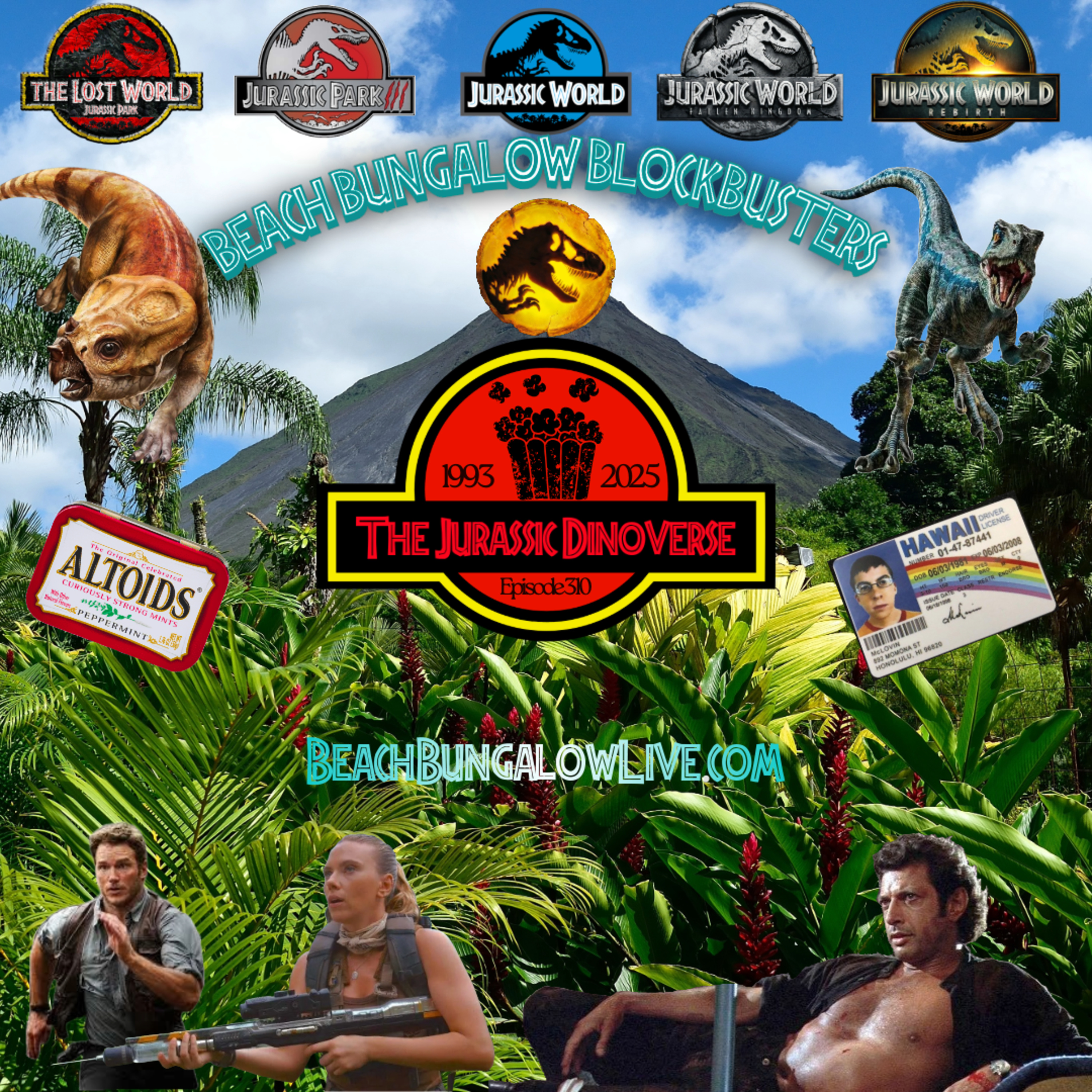 310: Beach Bungalow Blockbusters - The Jurassic Dinoverse (1993-2025)