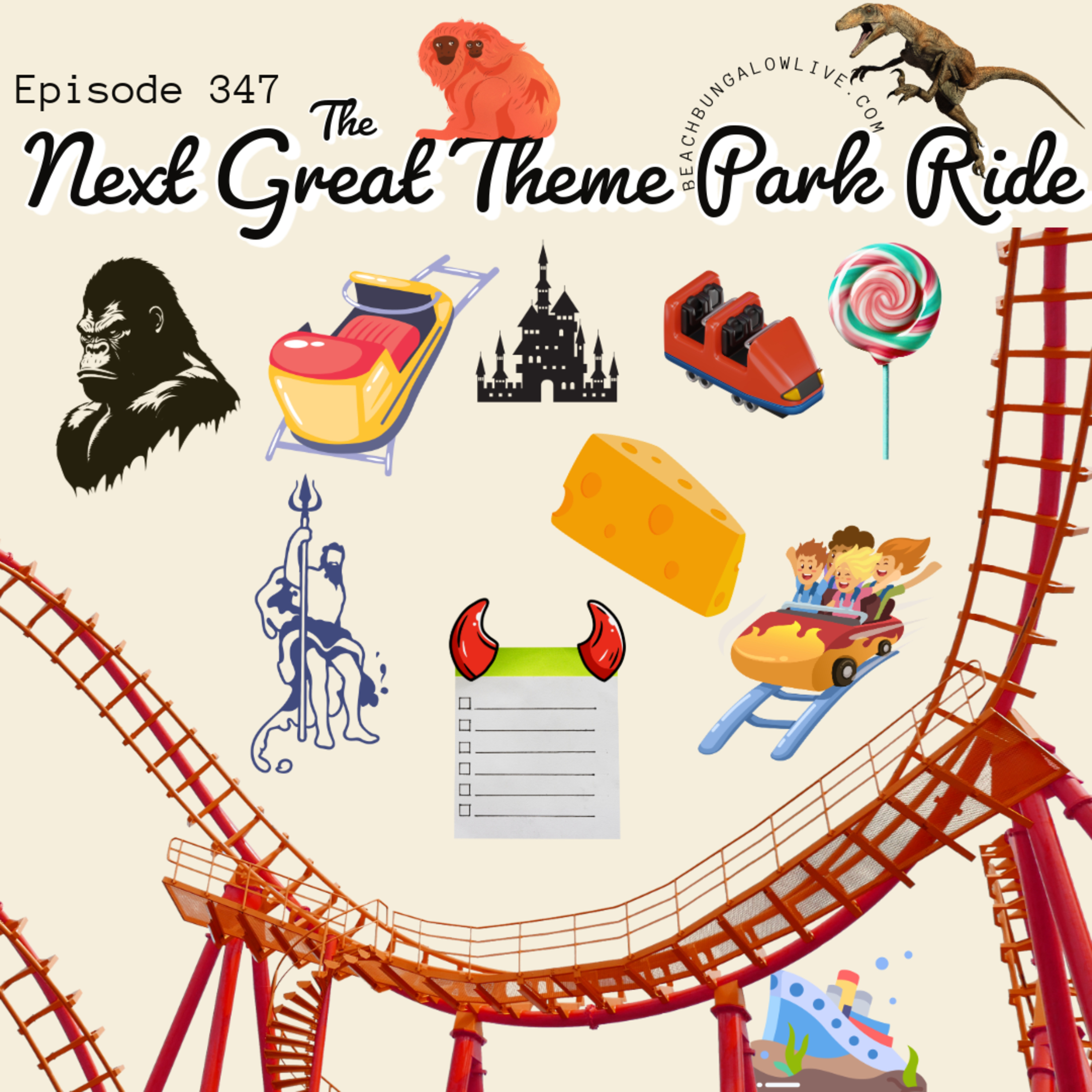 347: The Next Great Theme Park Ride episode artwork
