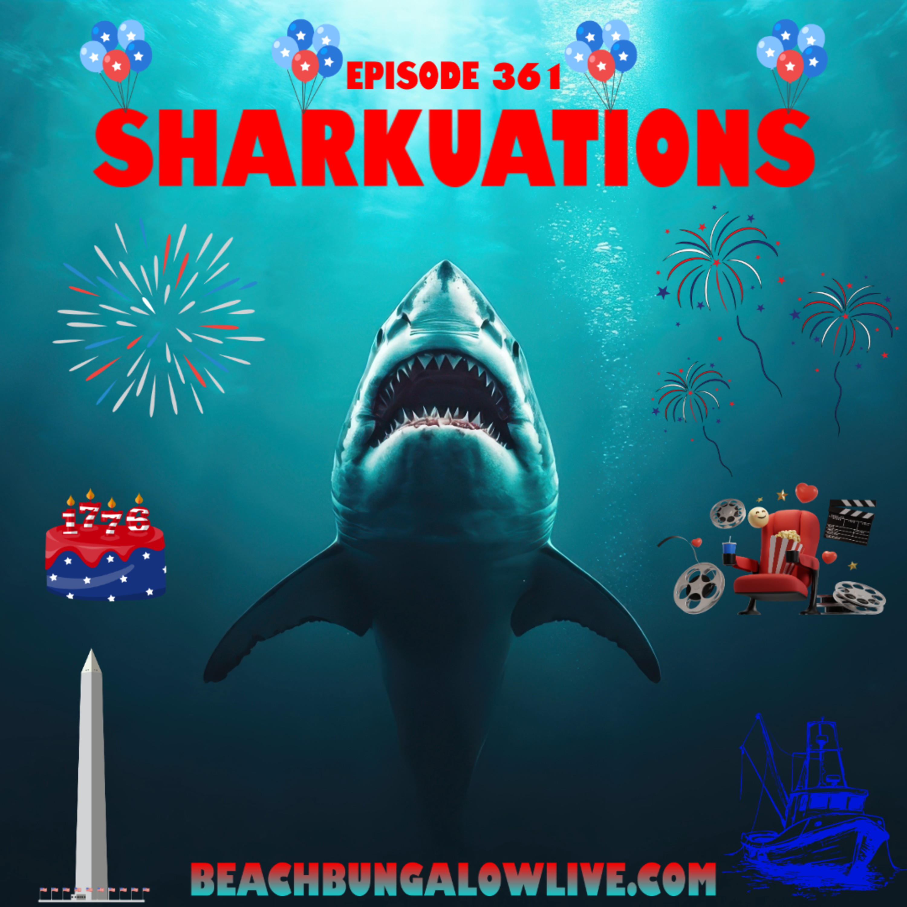 361: Sharkuations episode artwork