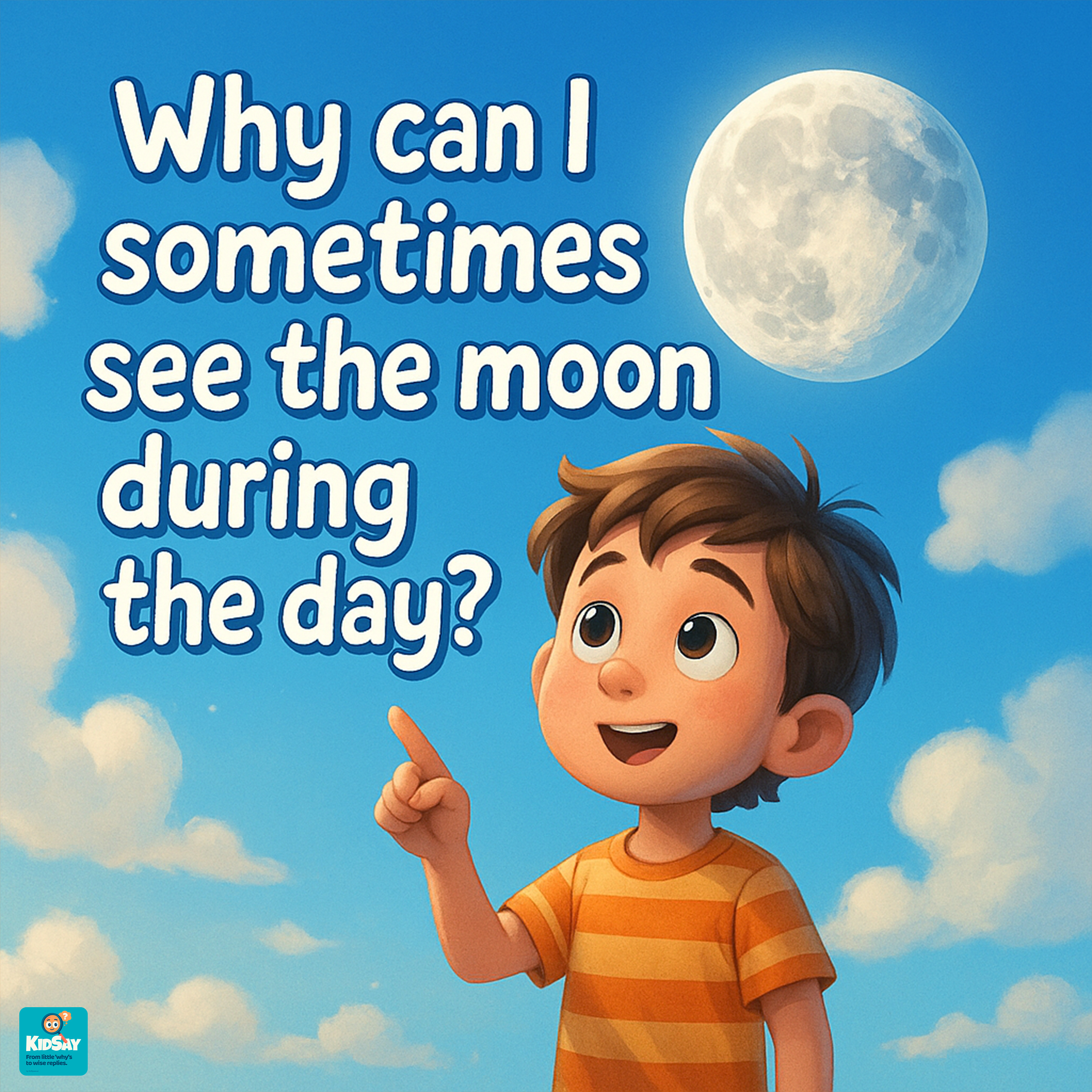 Why can I sometimes see the moon during the day? episode artwork