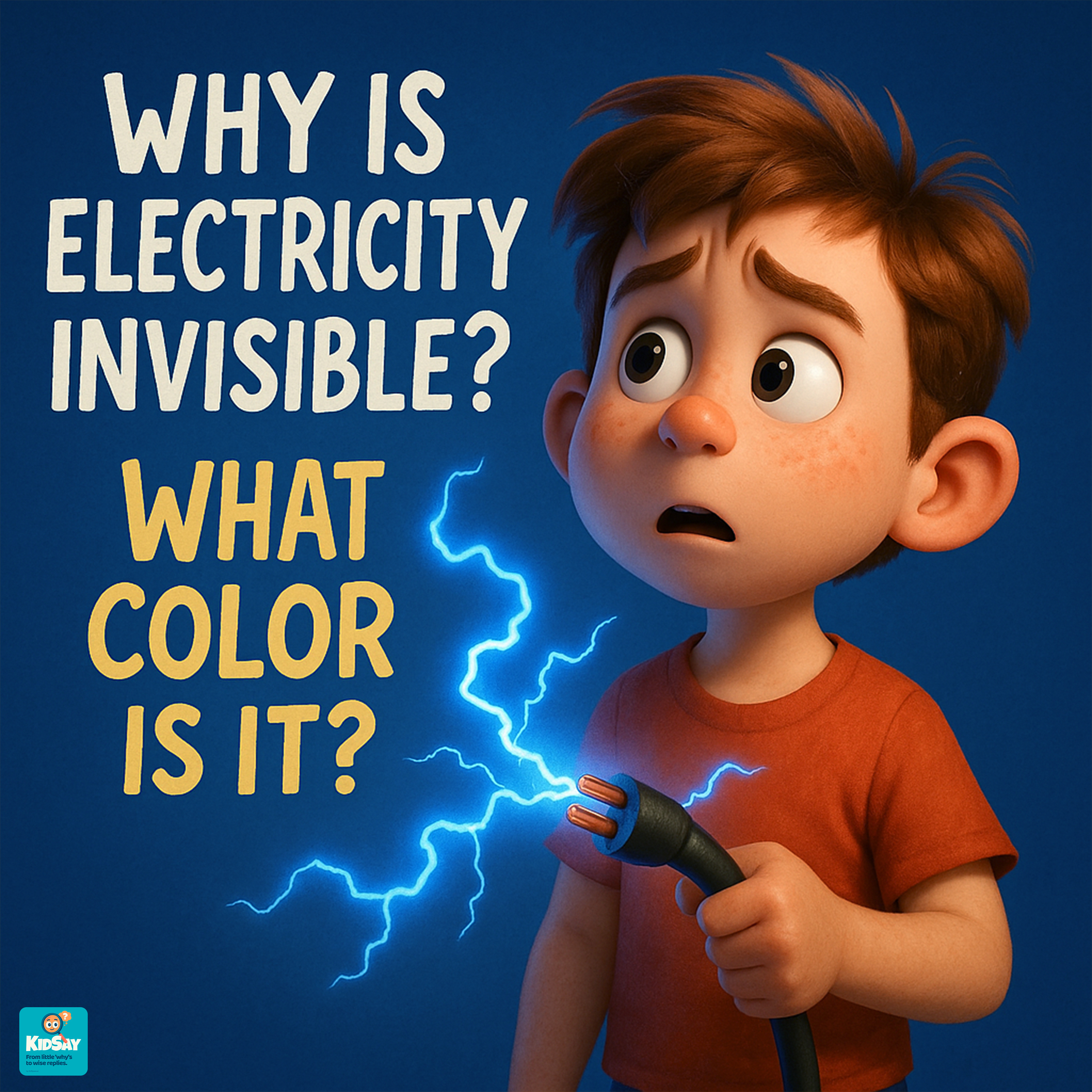 Why is electricity invisible? And if it had a color - what would it be? episode artwork