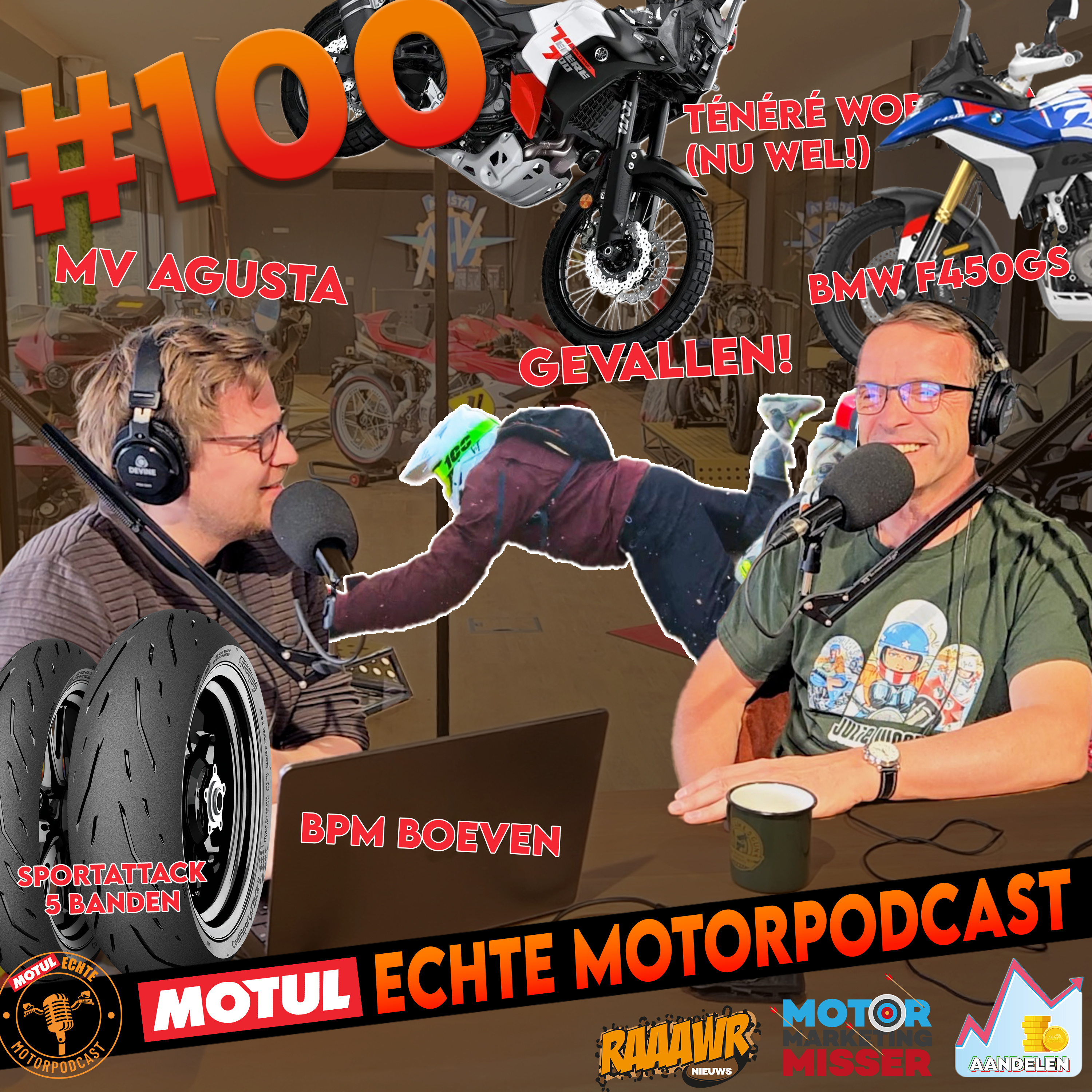 #100: Exclusief motorfeest of treurige ziekenboeg?