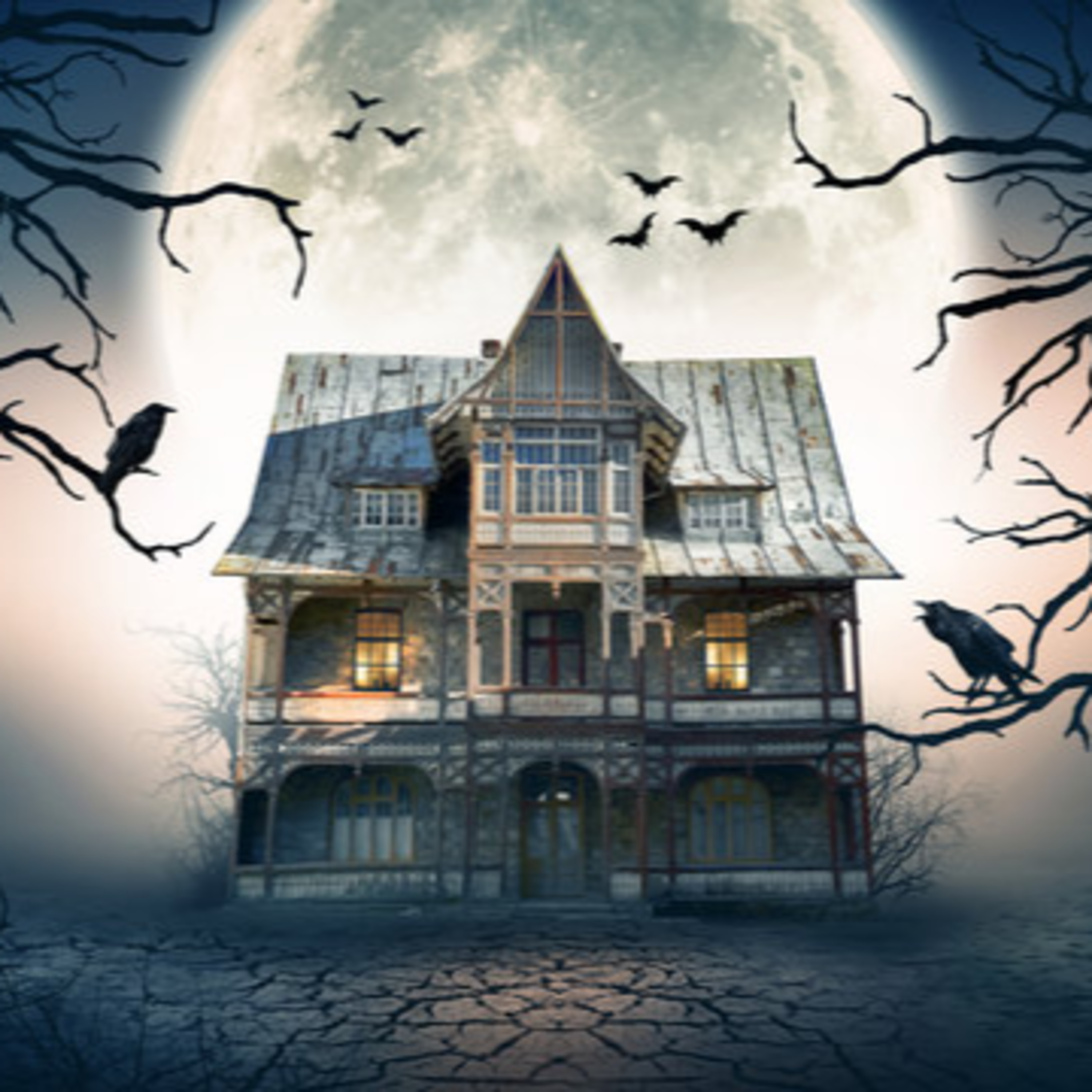 34. Haunted house