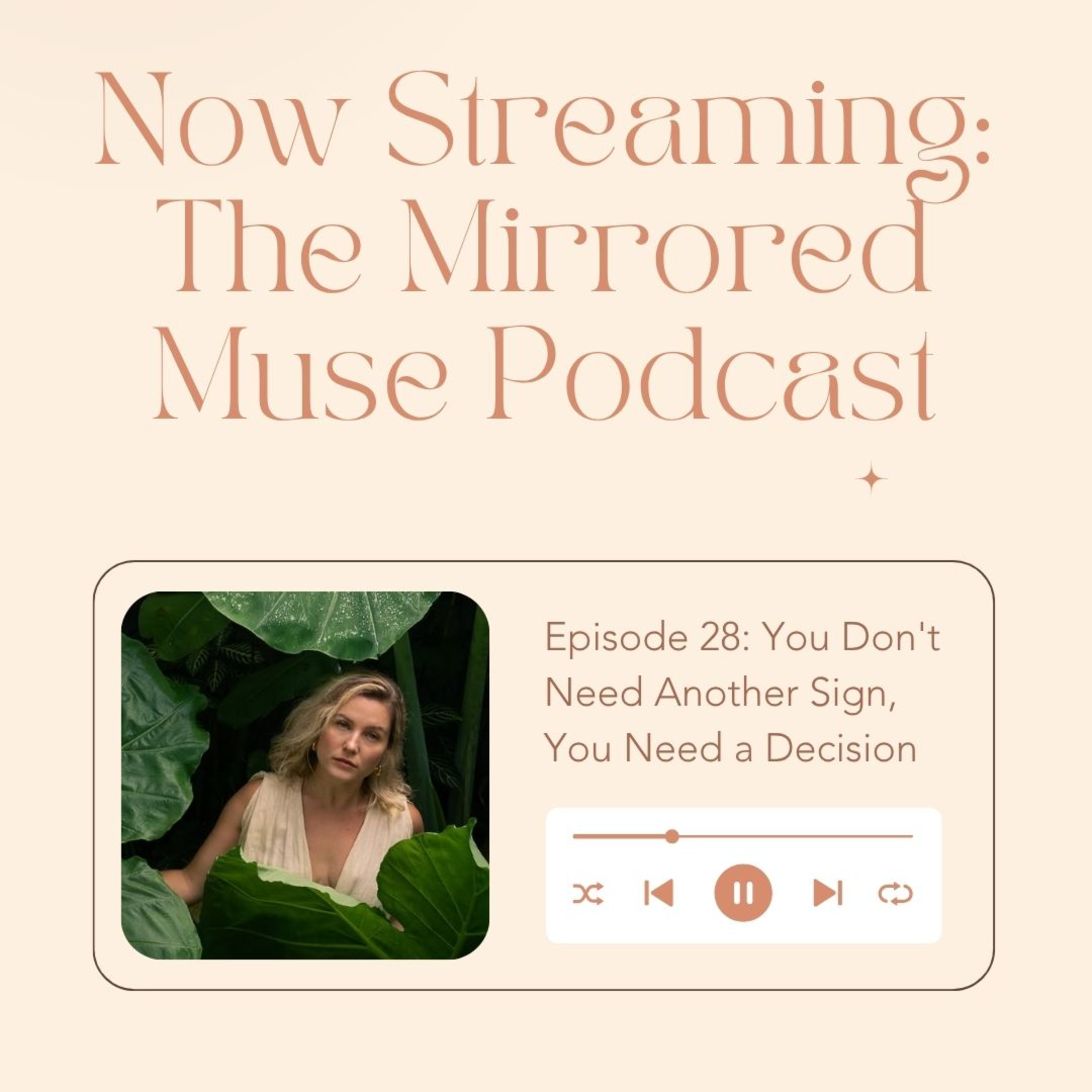 Episode 28: You Don't Need Another Sign, You Need a Decision episode artwork
