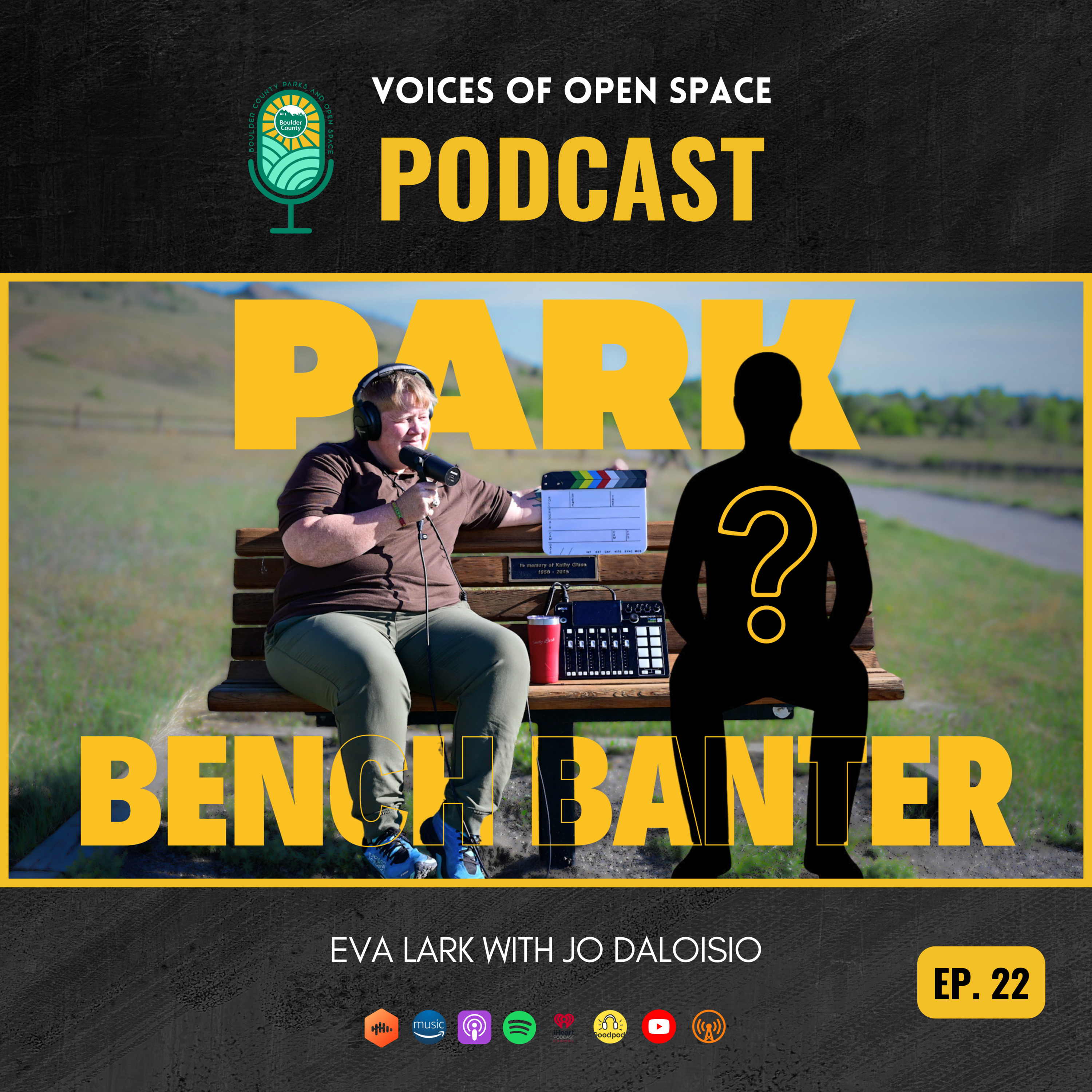 Park Bench Banter | Jo Daloisio: Trail Work, Volunteer Spirit, and a Whole Lot of Heart episode artwork