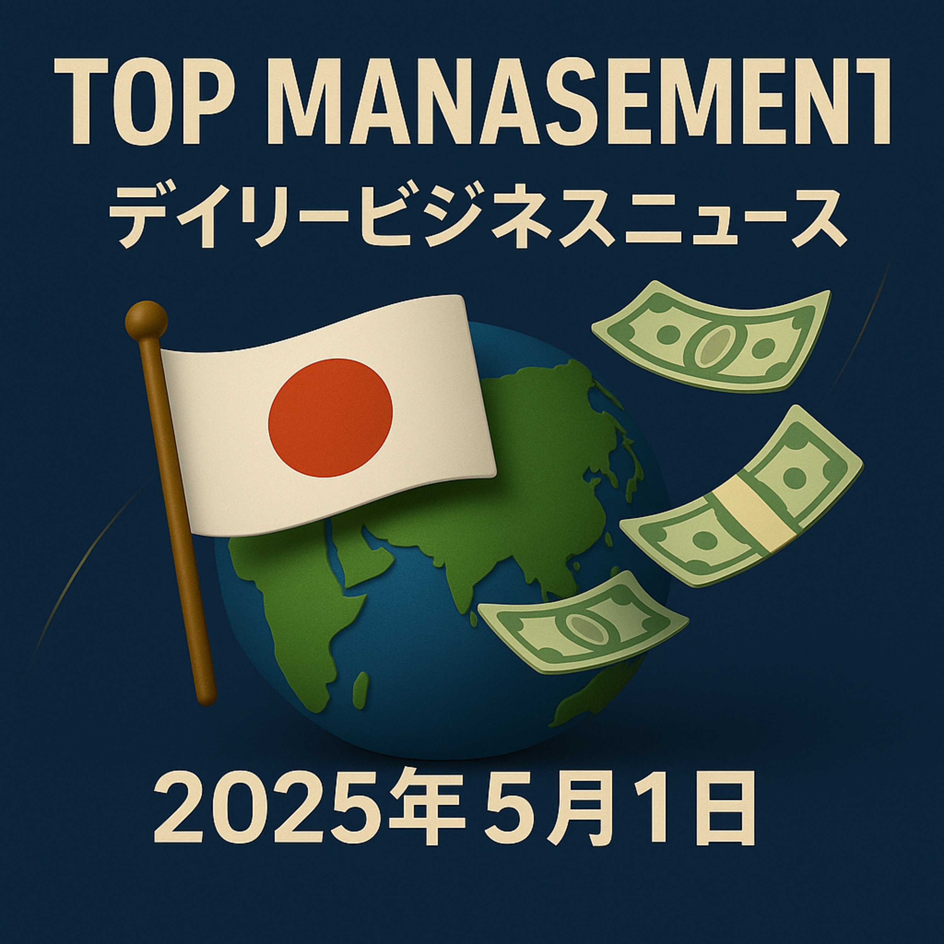 2025年5月1日 | 世界の動向と企業の挑戦 | TOP MANAGEMENT デイリービジネスニュース episode artwork