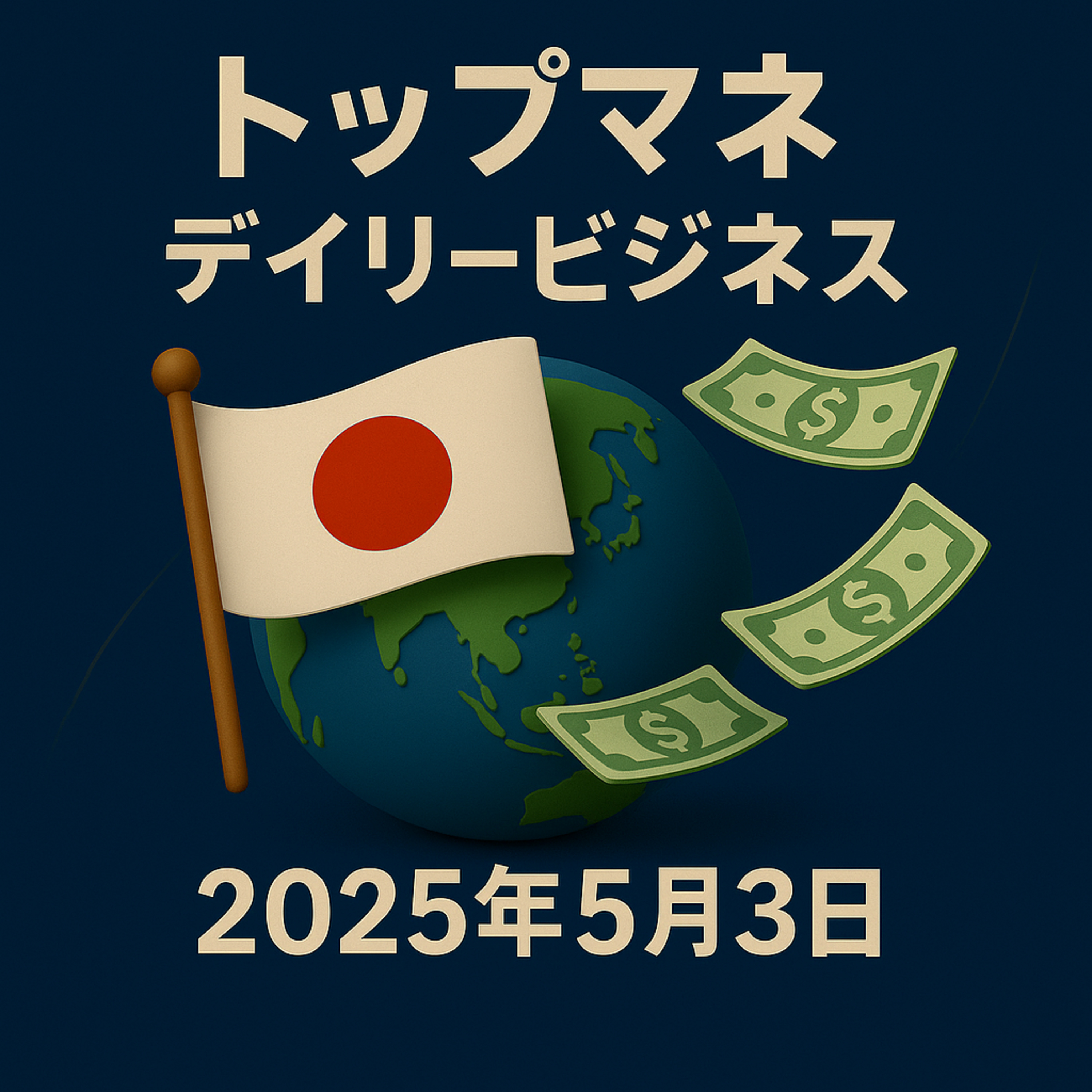 2025年5月3日 | AIが伝える最新ビジネスニュース | トプマネデイリービジネス episode artwork