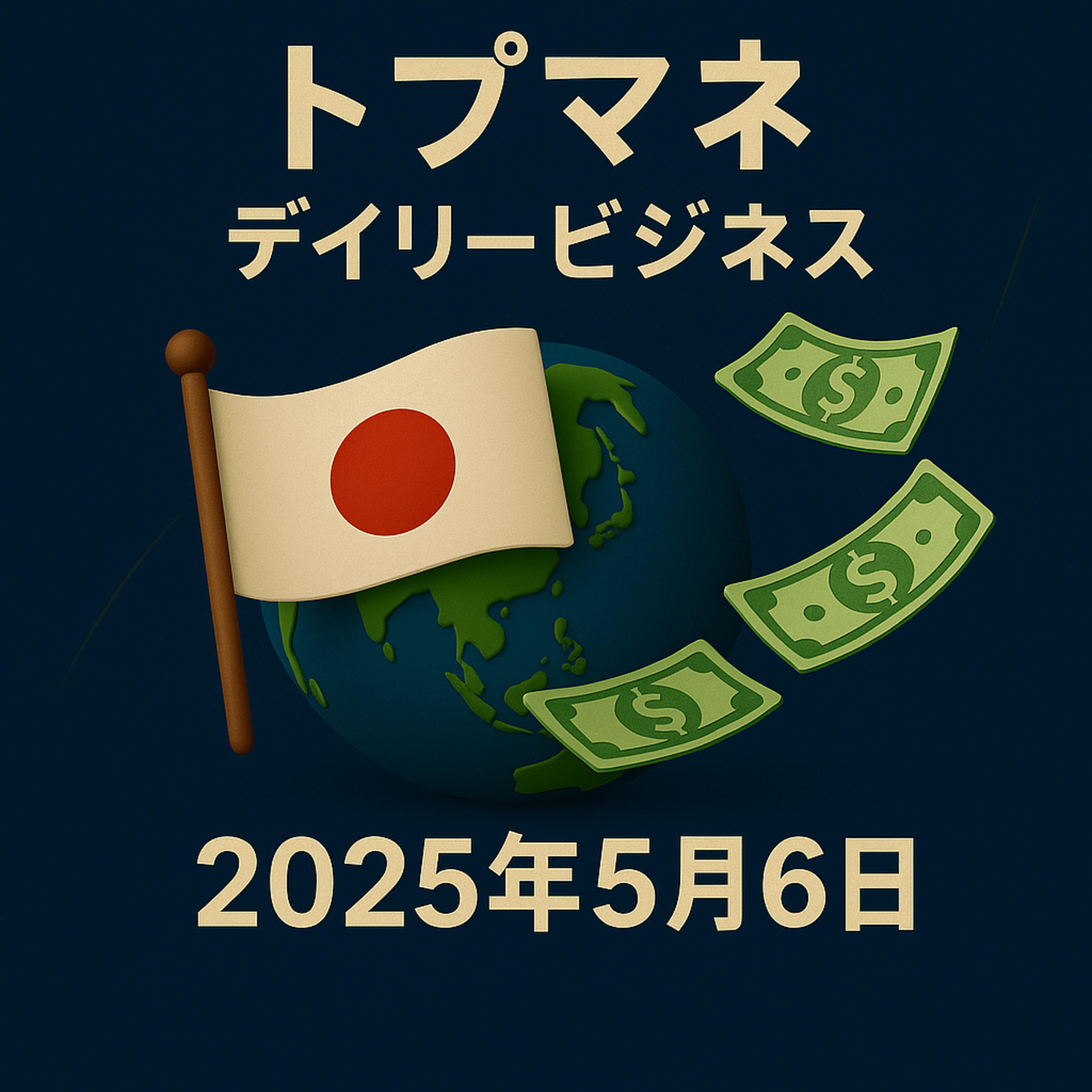 2025年5月6日 ｜ 顔認証、地域戦略、そして海外展開の最前線 | トプマネデイリービジネス episode artwork