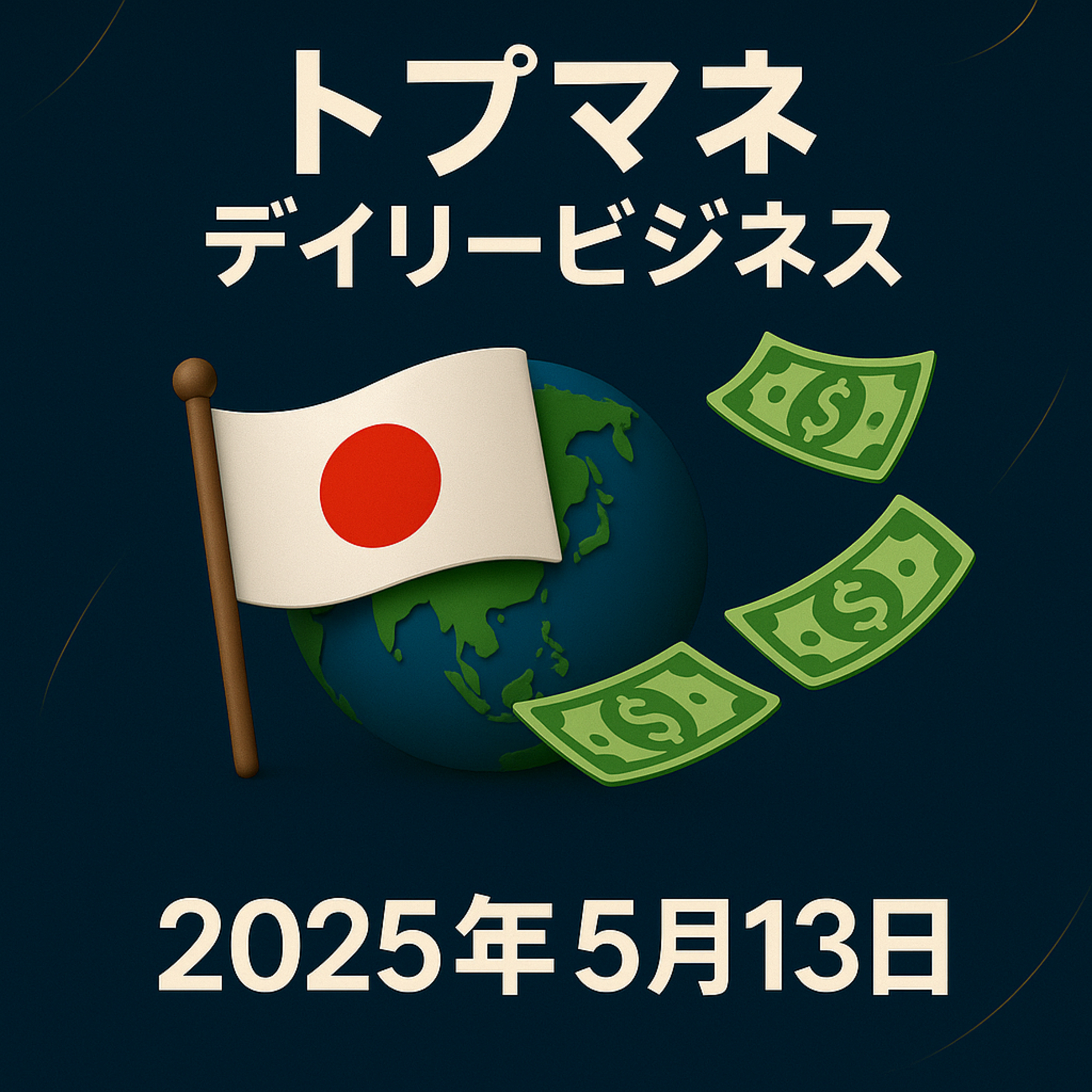 2025年5月13日 | すかいらーく最高益・コロワイド拡大・ローソン食品ロス削減！AI×SEOの新潮流も注目 | トプマネデイリービジネス episode artwork