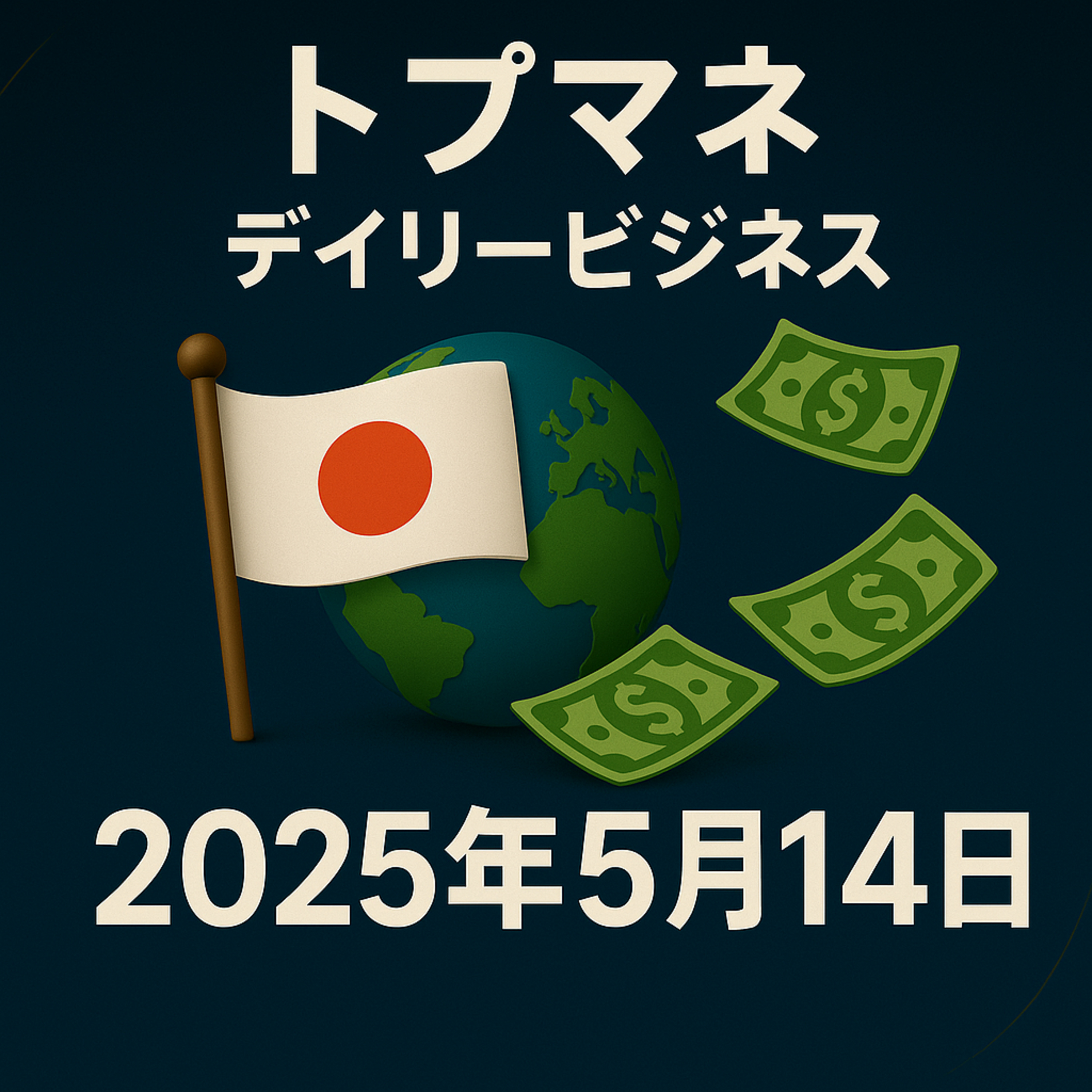 2025年5月14日 | ChatGPT革命・日産再建・ヤマト障害 —— 変革と混乱の1日を総まとめ！|トプマネデイリービジネス episode artwork