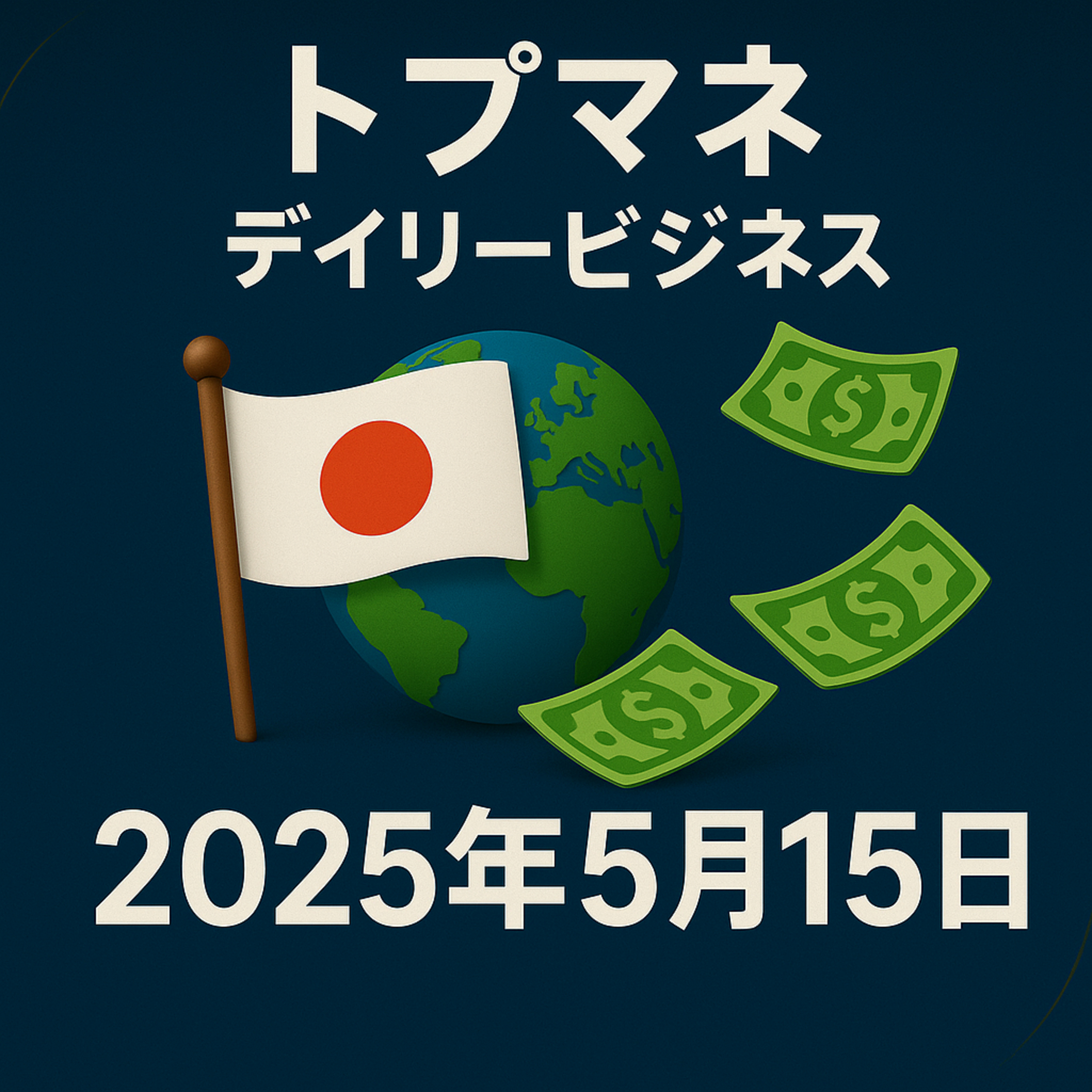 2025年5月15日 | スタバがカップを変えた理由、ソニーが描く家族の未来とは？| トプマネデイリービジネス episode artwork